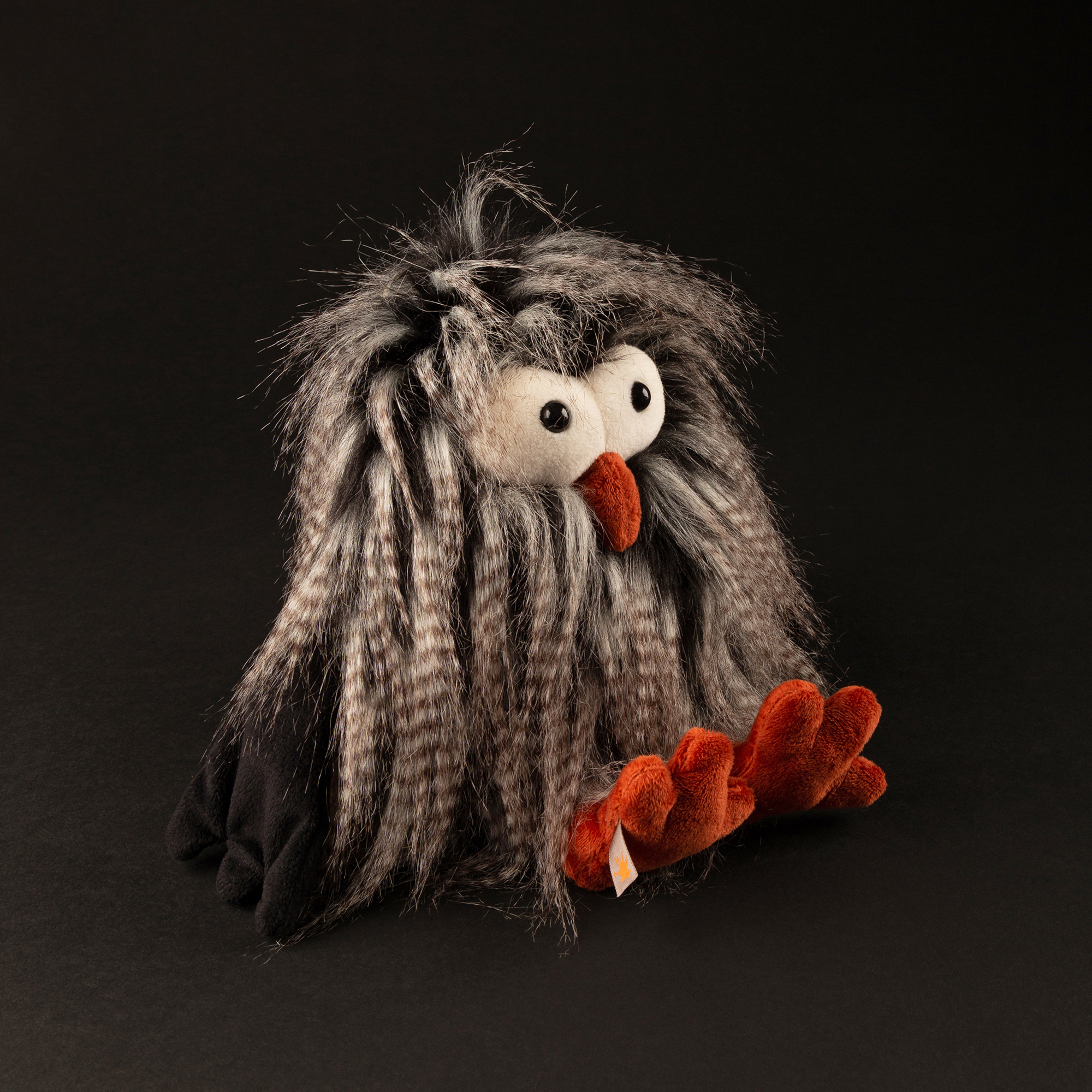 Plush bird Bowl Owl, Kikeriki Plush bird Bowl Owl, Kikeriki