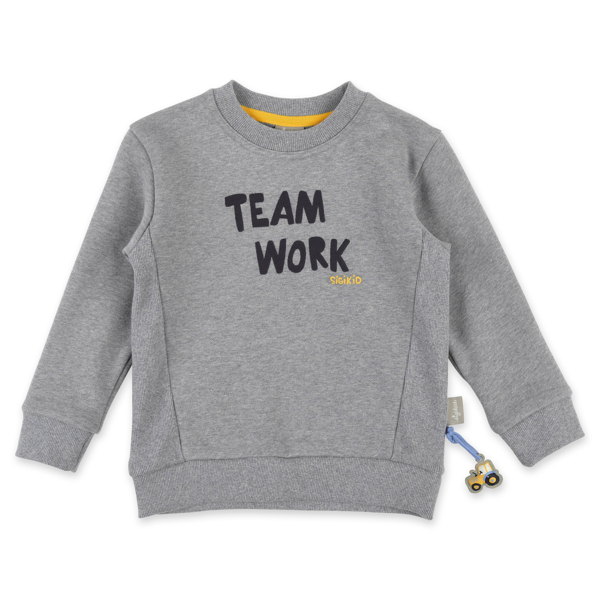 Snug kids' sweatshirt Team Work, light grey