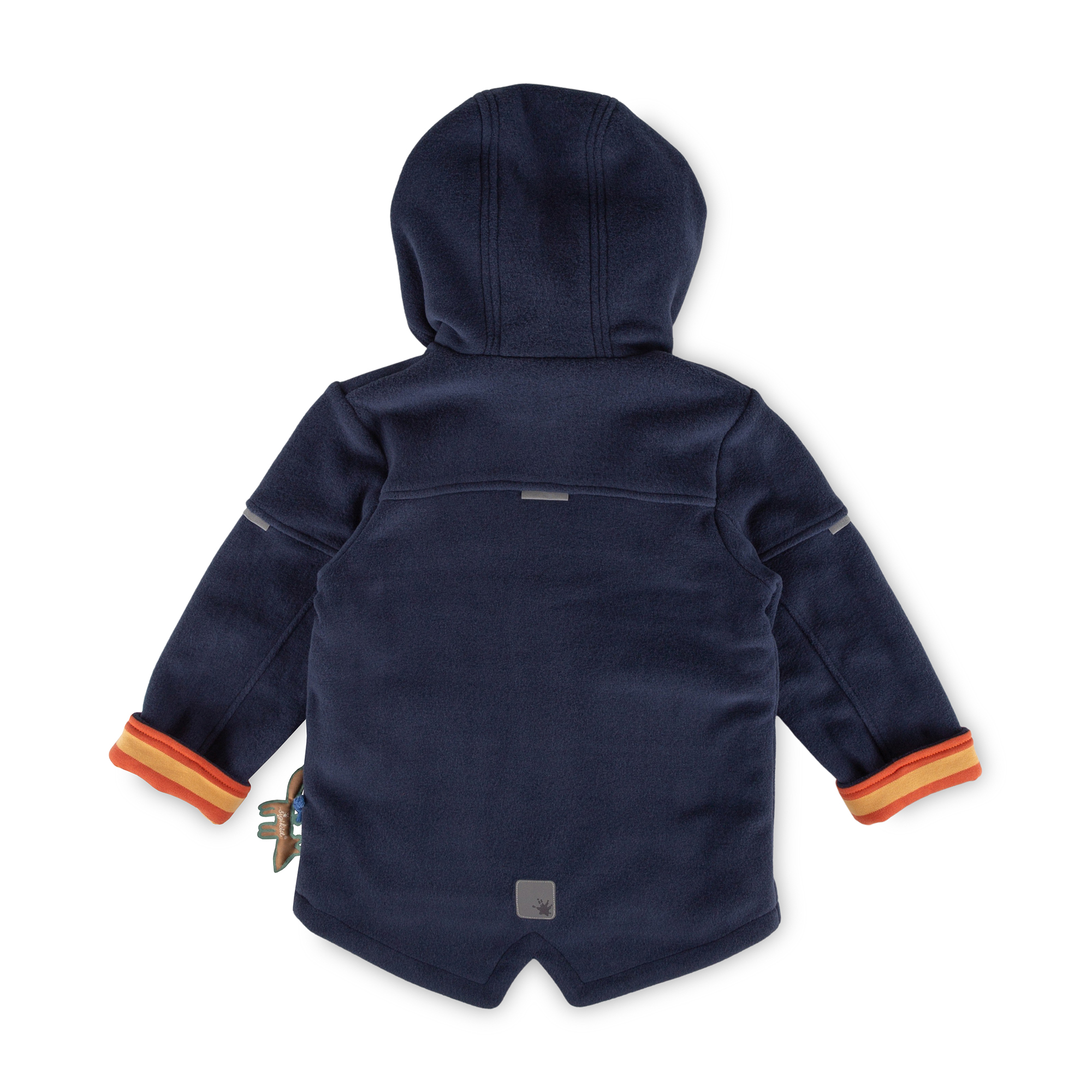 Hooded fleece jacket Wild Fox, flap pockets, lined Hooded fleece jacket Wild Fox, flap pockets, lined