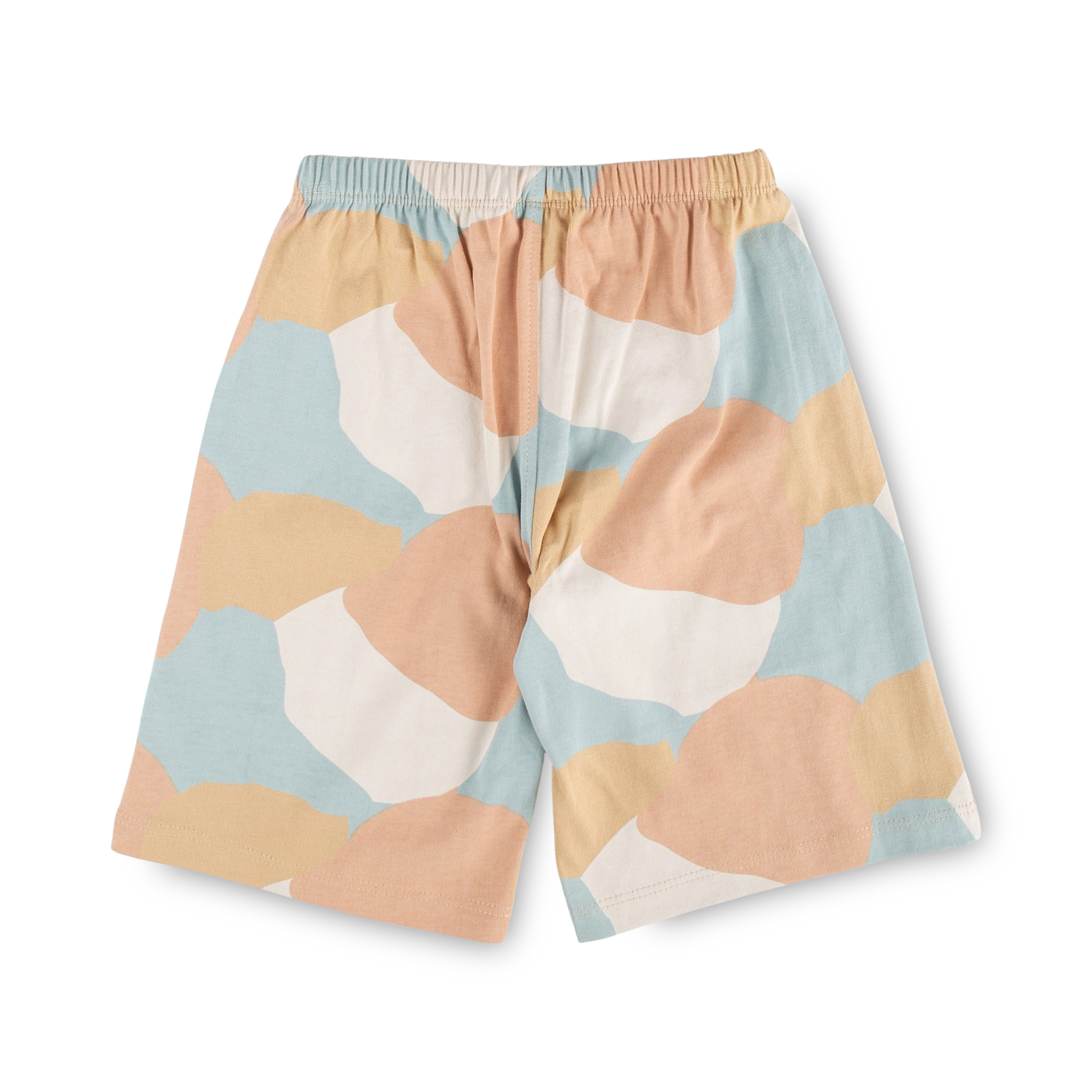 Children's shorty pyjamas bear, light blue/beige
