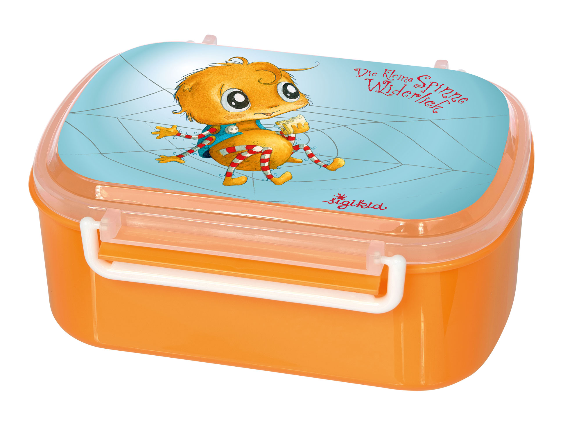 Children's lunchbox little spider, children's book "Die kleine Spinne Widerlich"