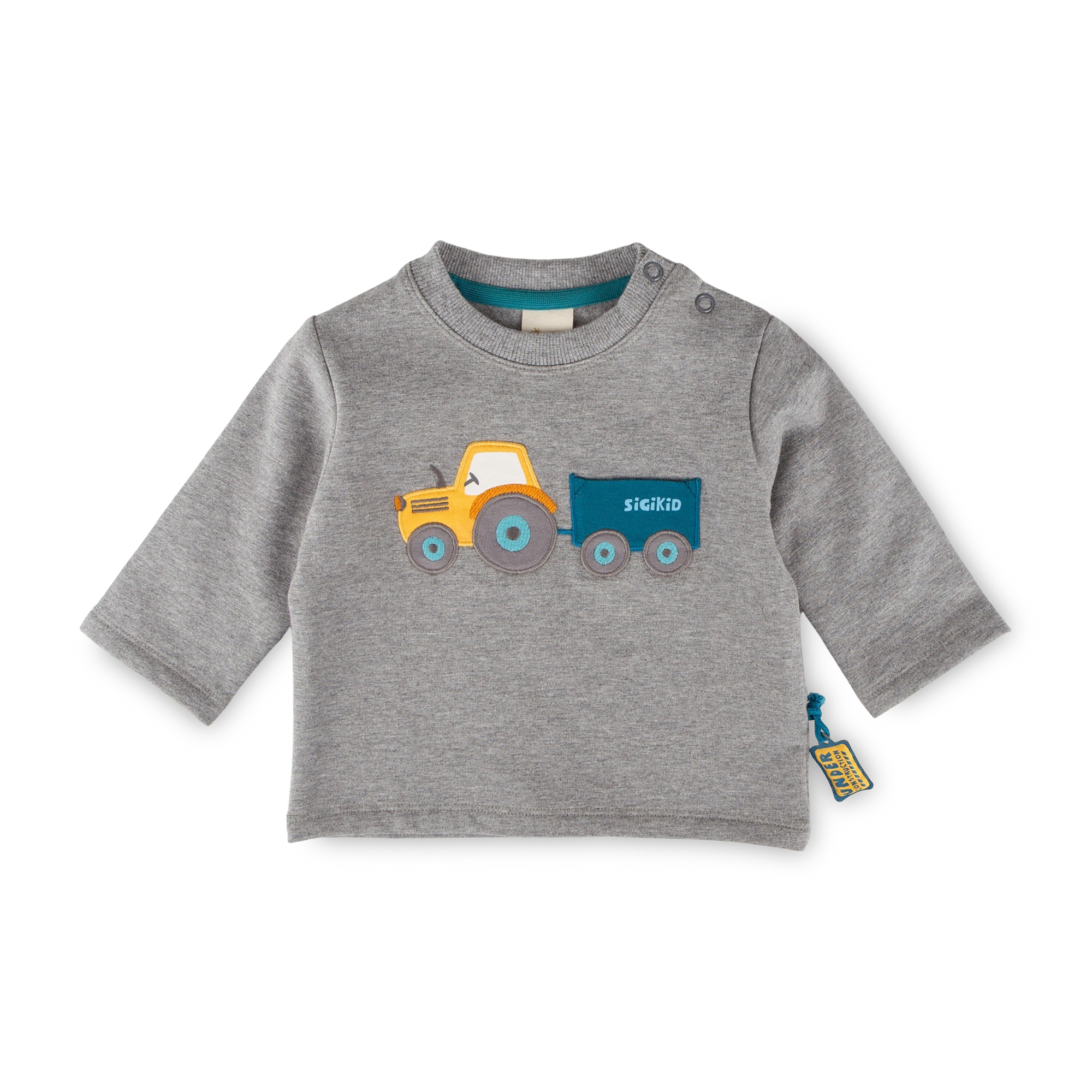 Baby sweatshirt tractor & Co, trailer pocket