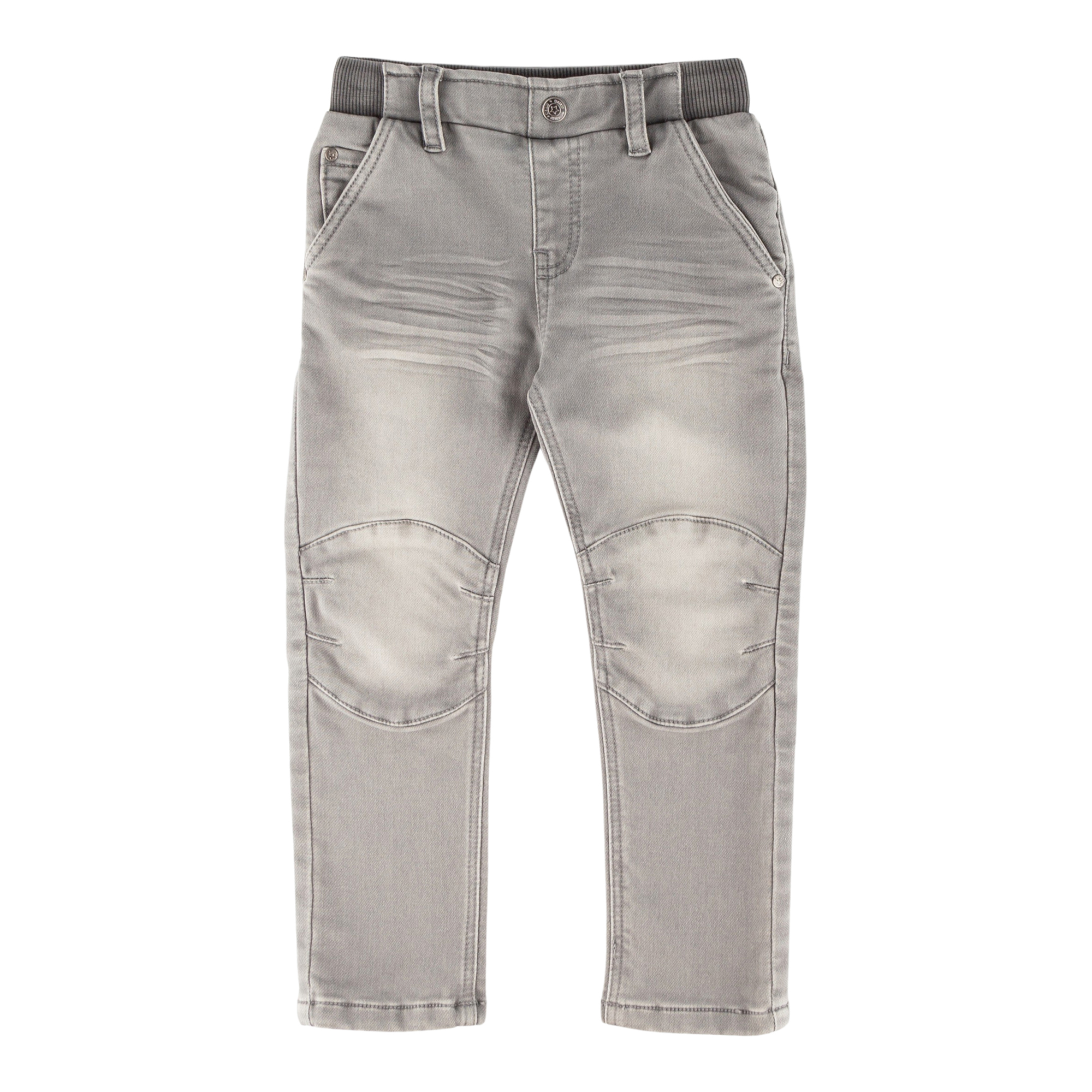 Kinder Jeans Used Look, hellgrau