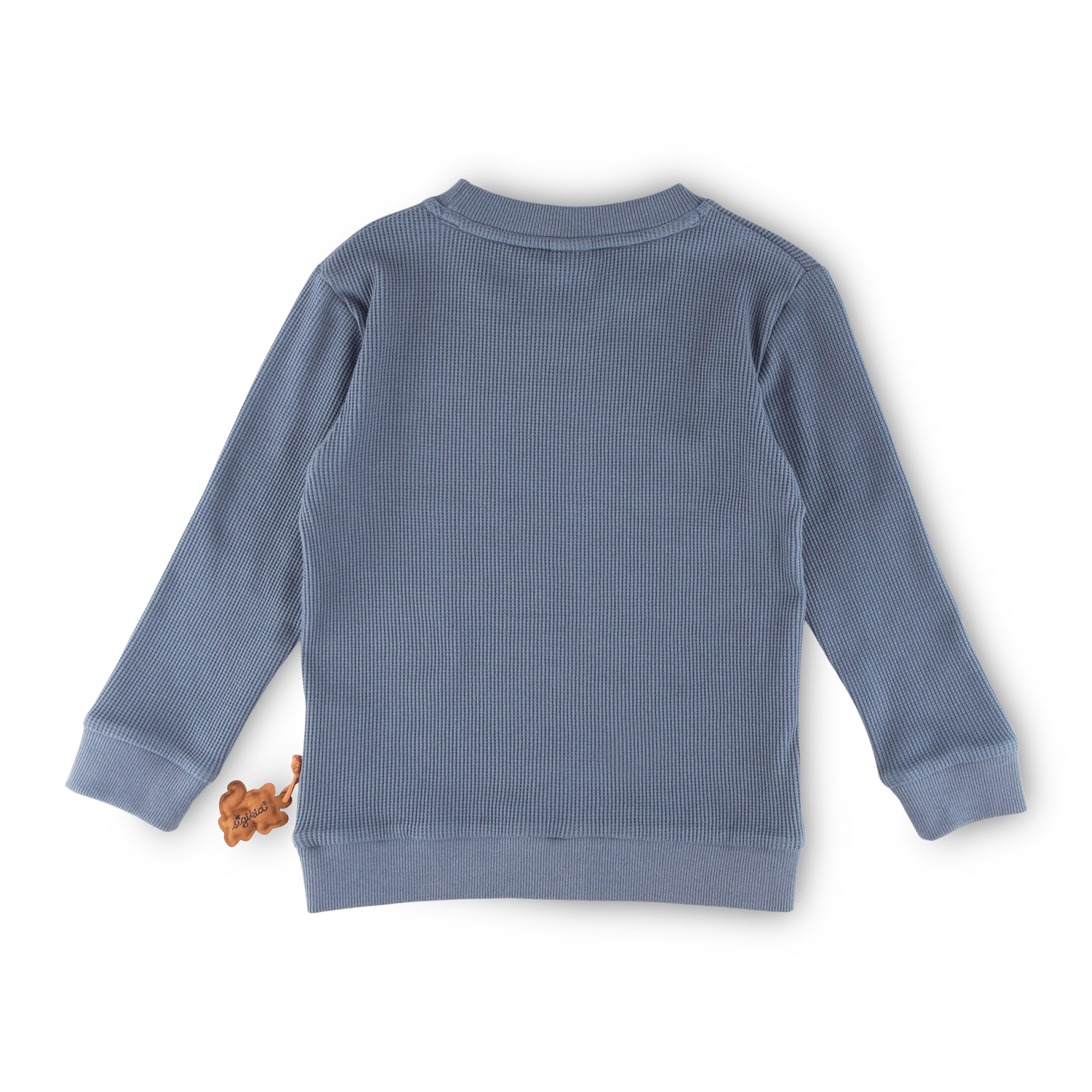 Kinder Langarmshirt Forest Adventure, blau