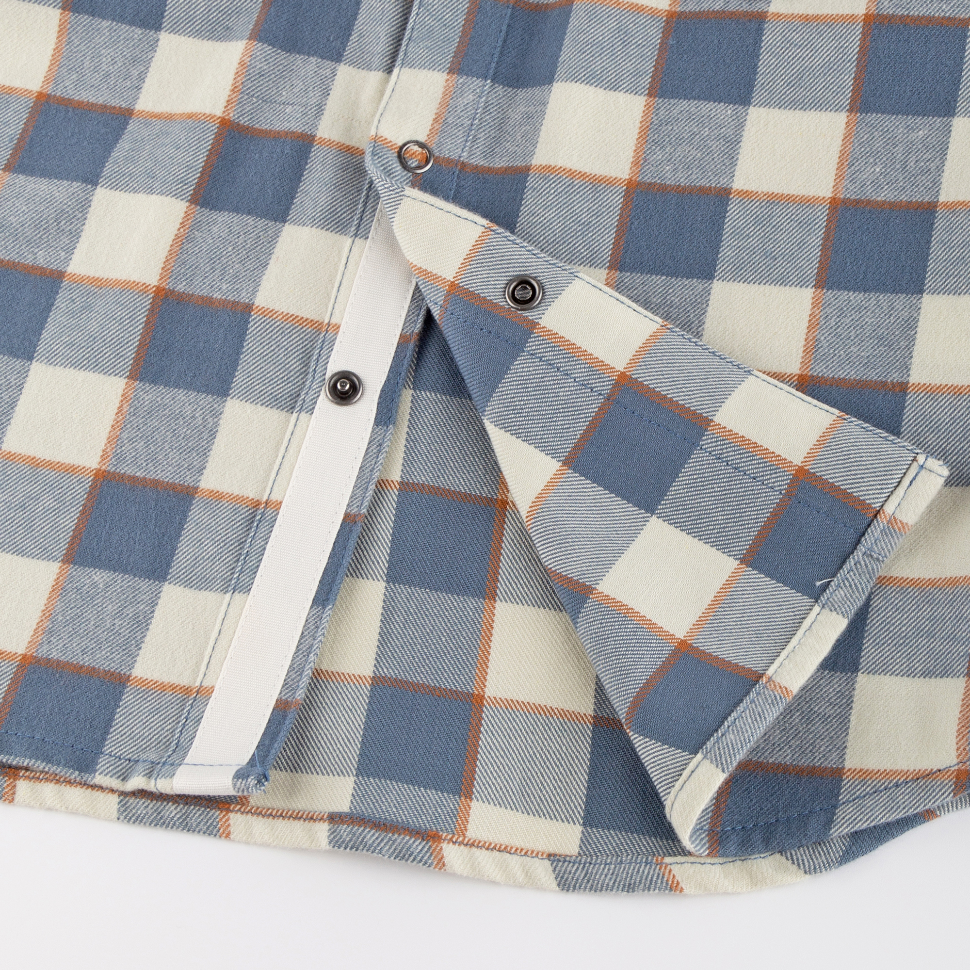 Children's boys' check flannel shirt