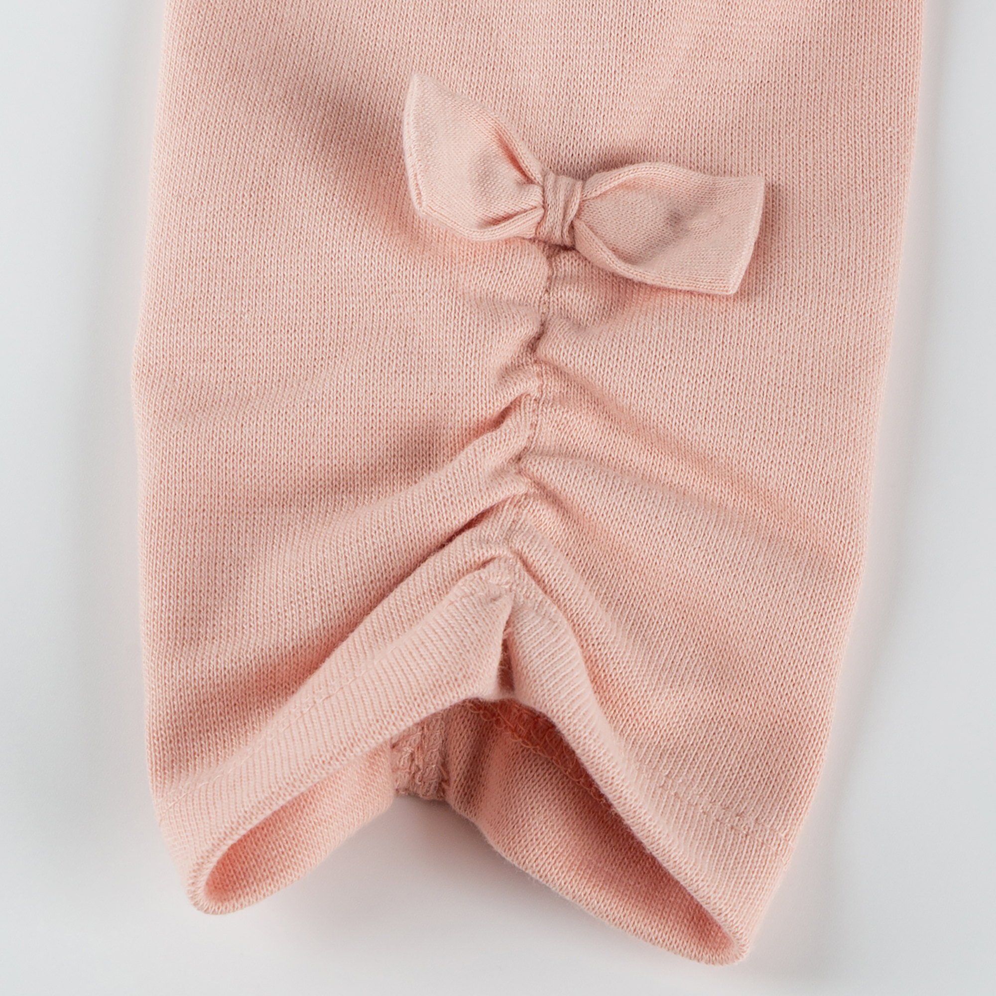 Girls' rib knit capri leggings Savanne, bow detailing