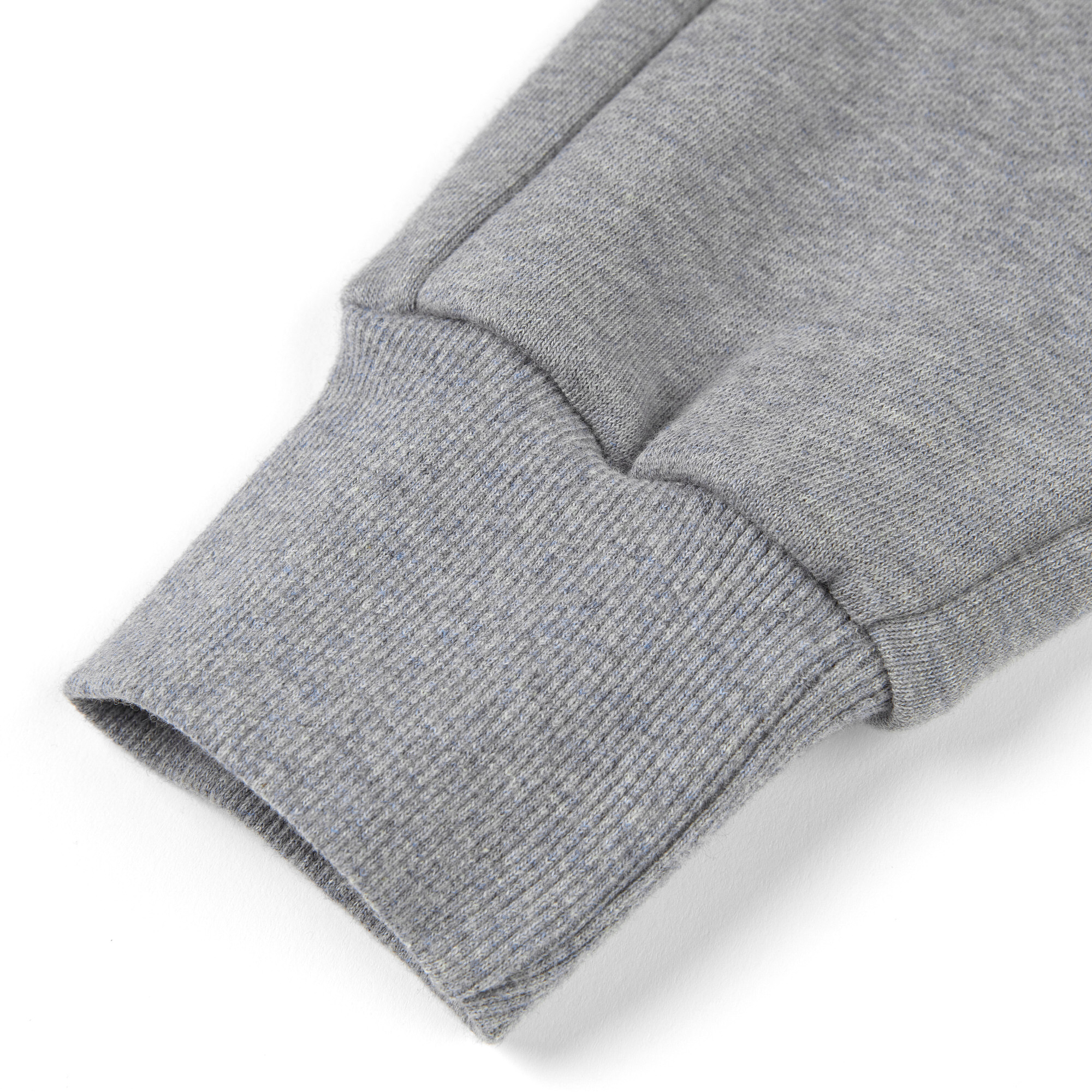 Snug sweat pants with reinforced knee part, light grey