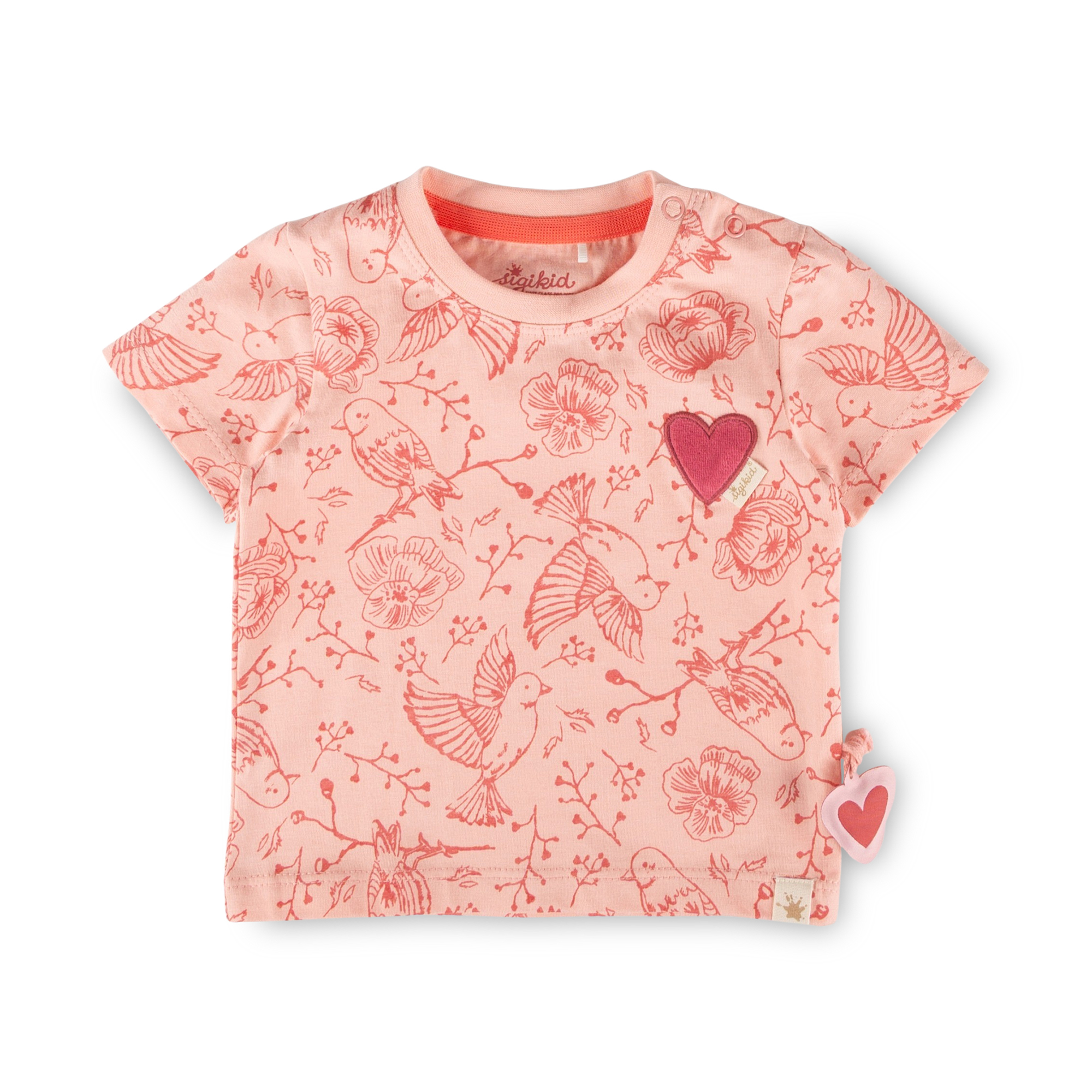 Allover print baby T-shirt Spring Birds