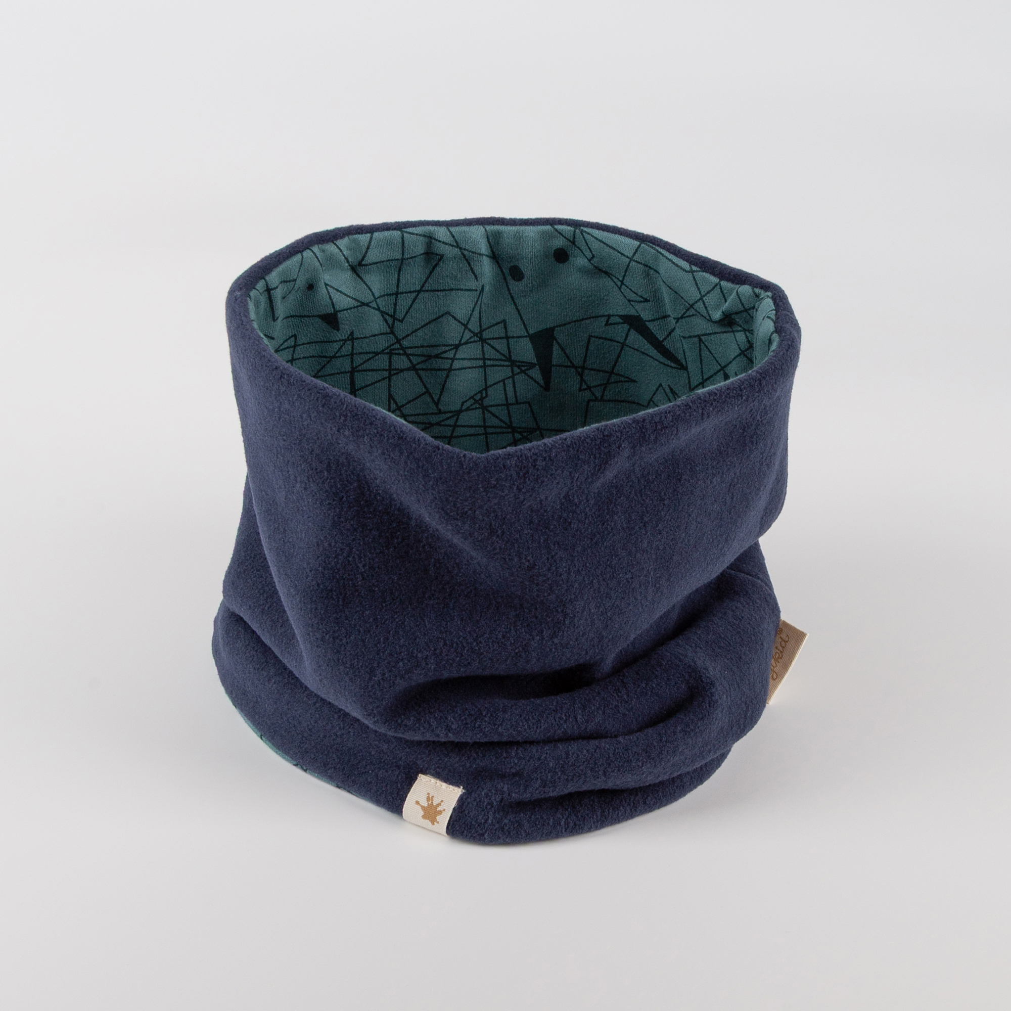Children's reversible loop neck gaiter Wild Fox