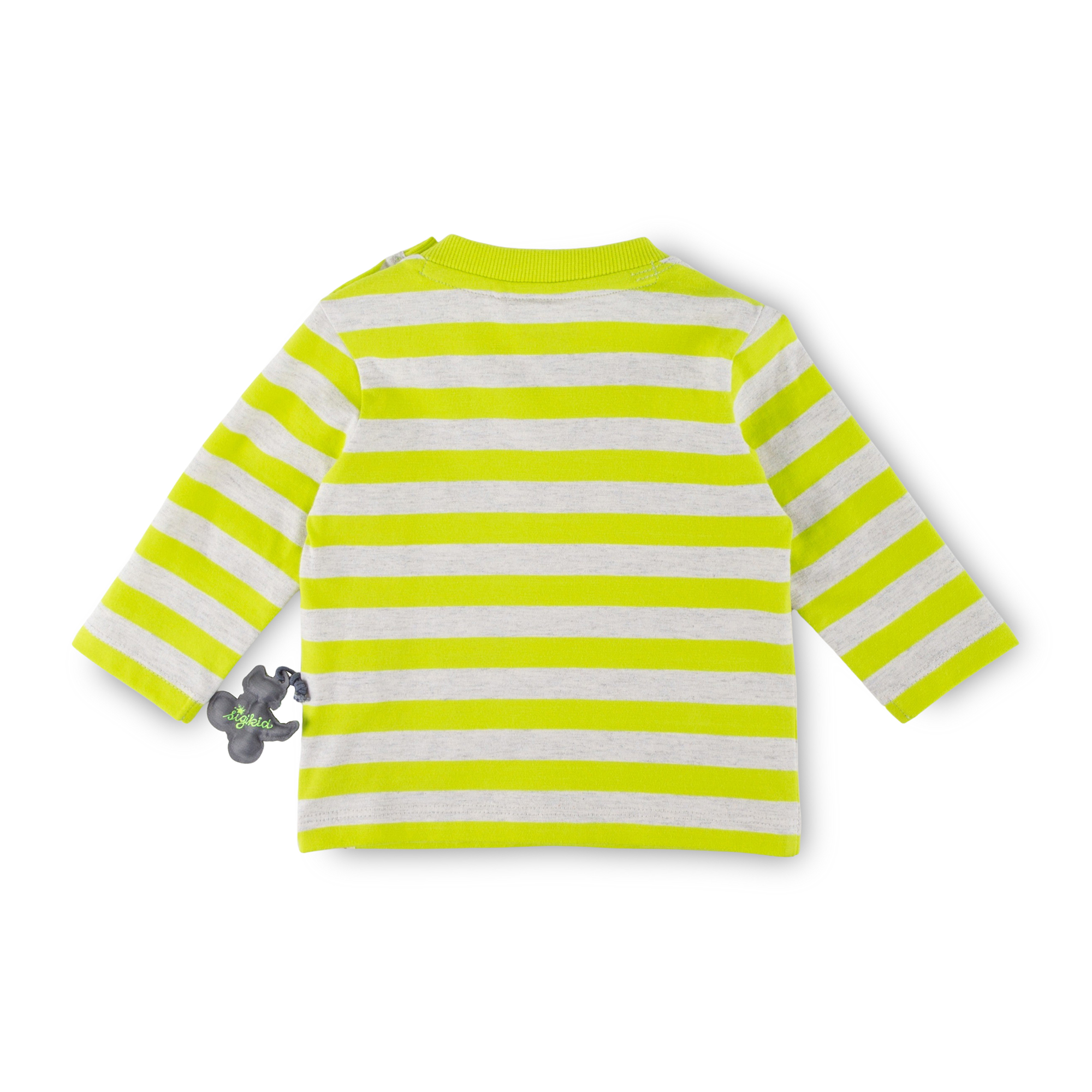 Baby Langarmshirt Sporty Dino, gelb-weiß gestreift Baby Langarmshirt Sporty Dino, gelb-weiß gestreift