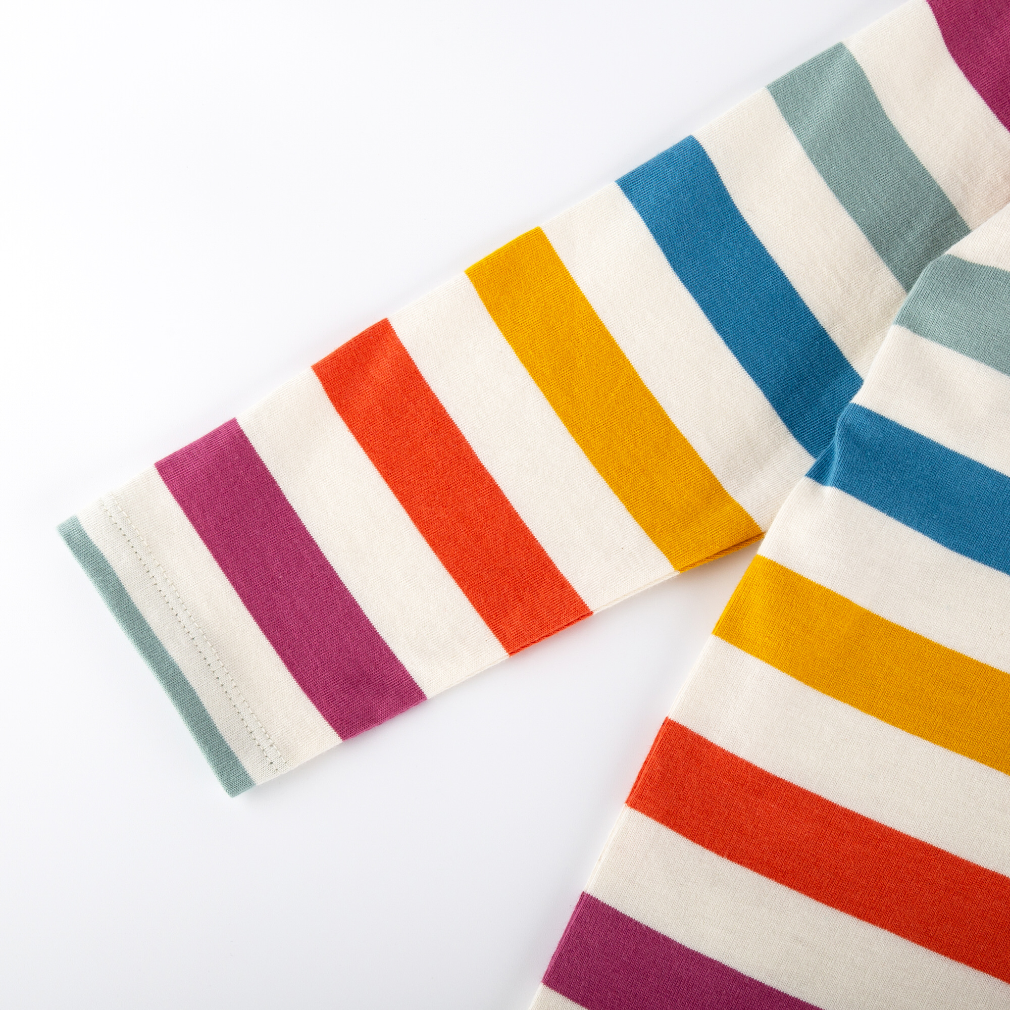 Striped kids' boys' long sleeve Tee, multicoloured
