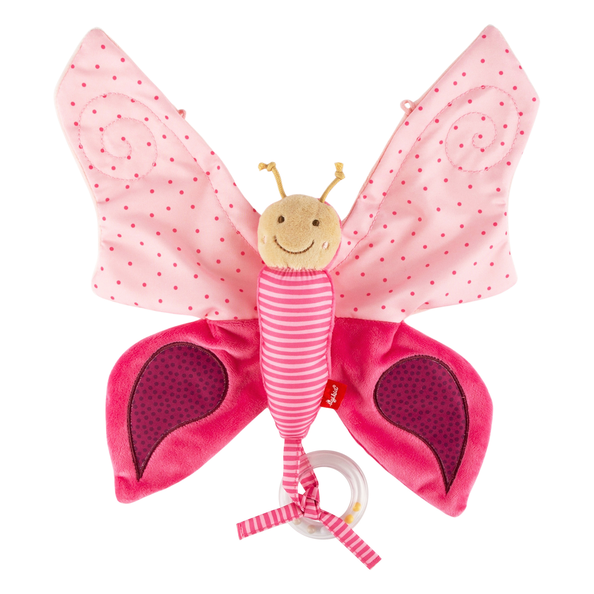 Baby Knister Schmetterling, pink