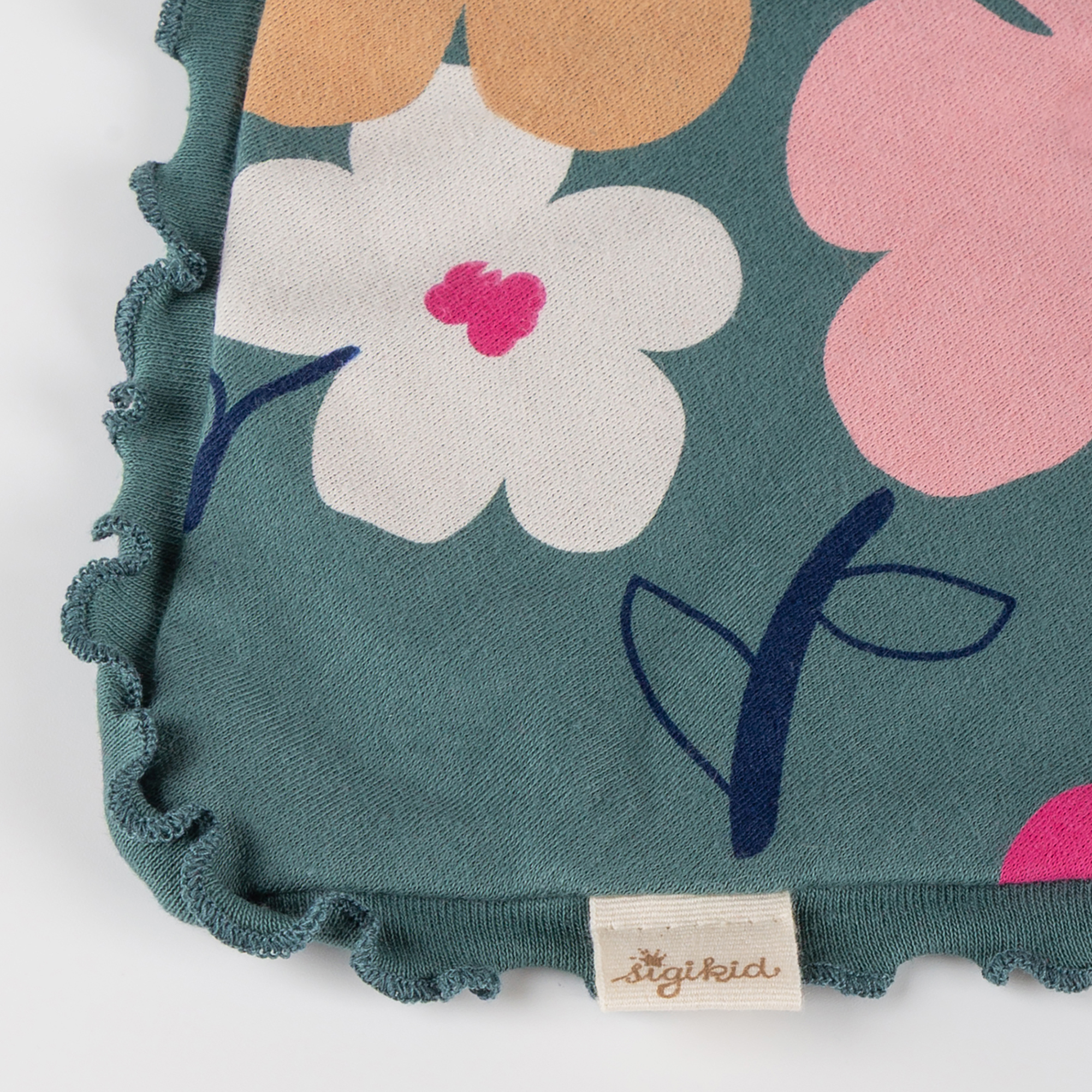 Reversible baby bandana bib Pony Love