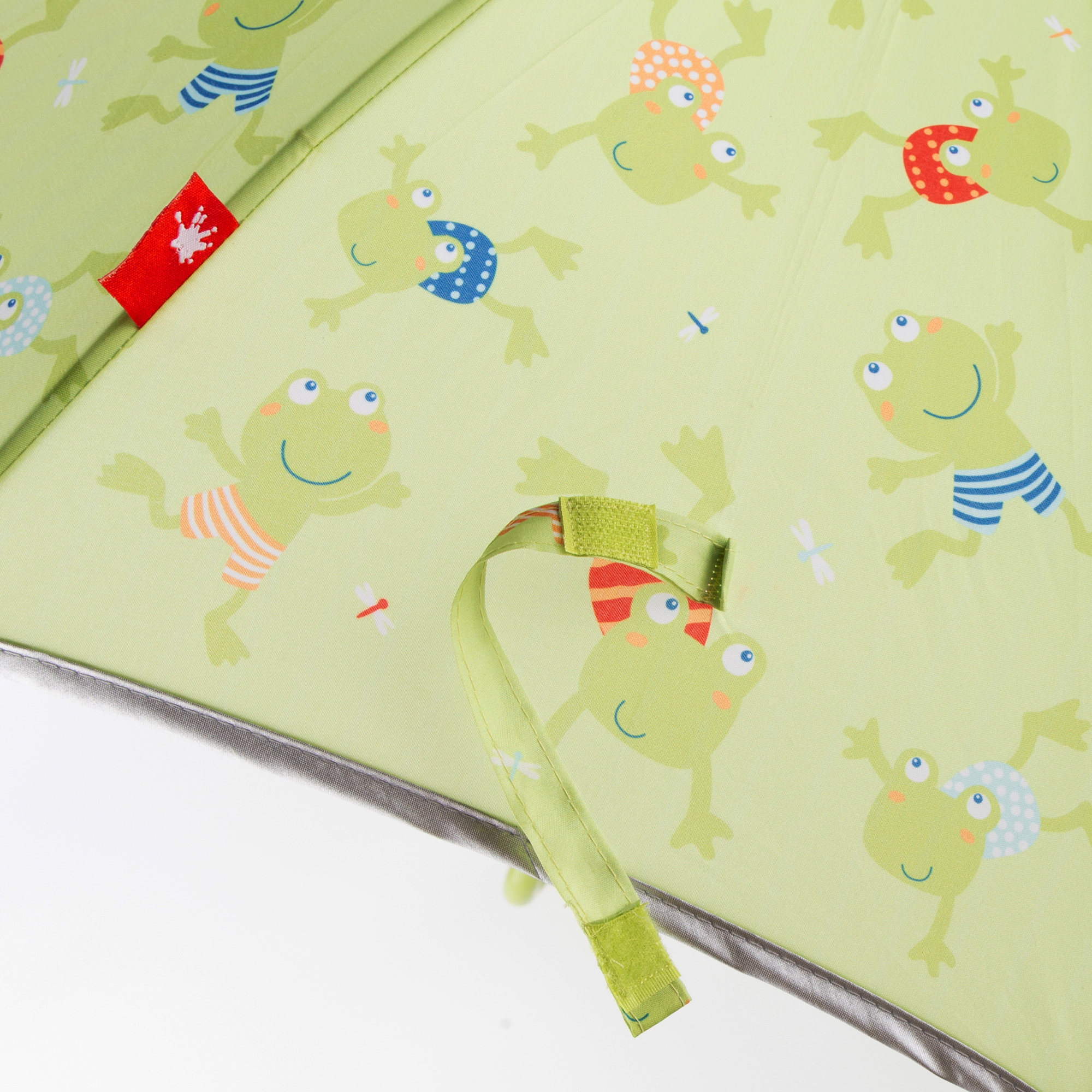 Children's umbrella frogs, reflective edge