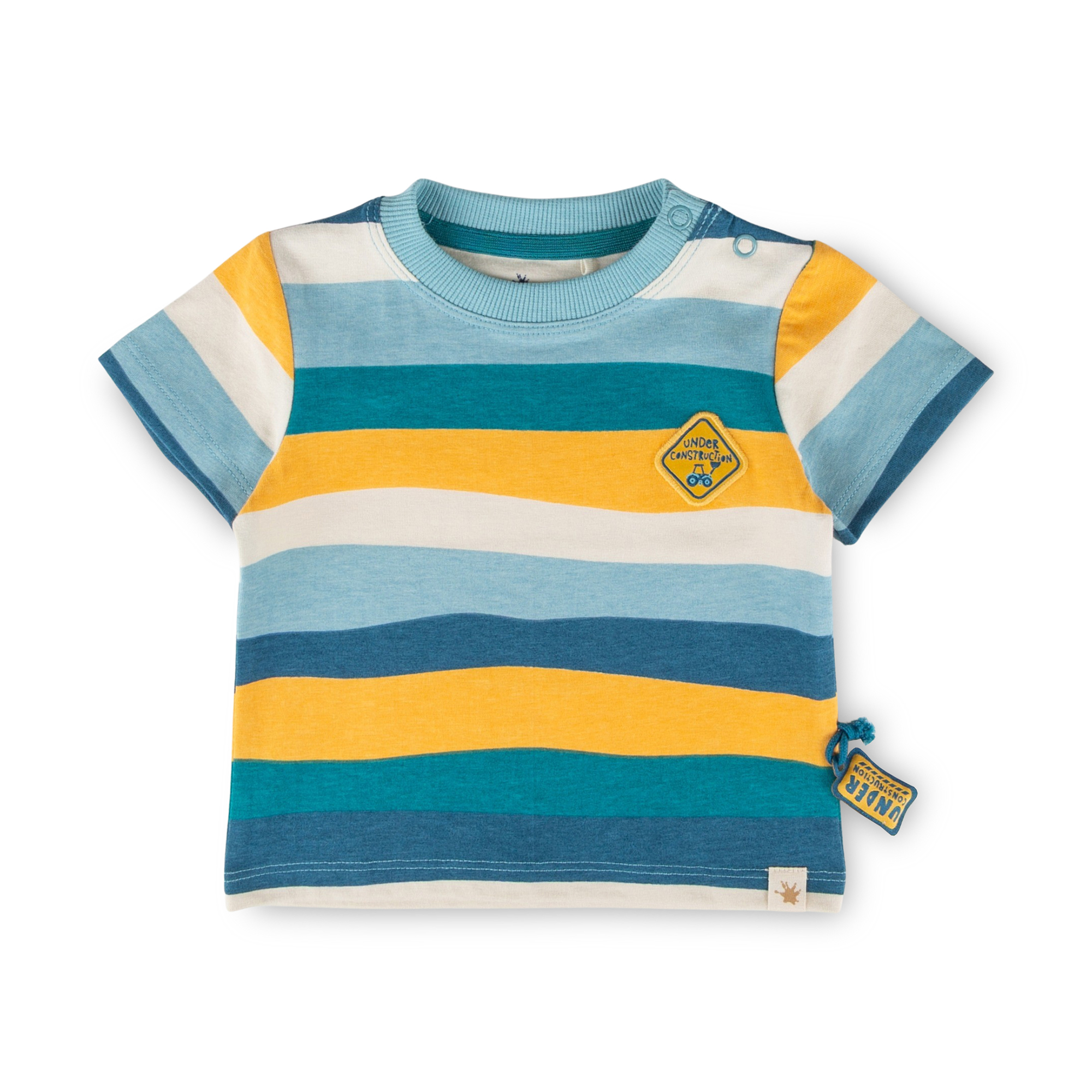 Striped baby T-shirt, Tractor & Co