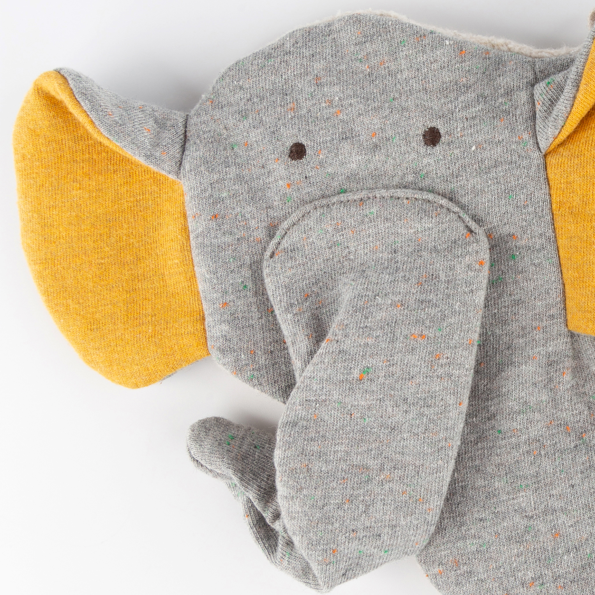 Baby Knister Schuffeltuch Elefant