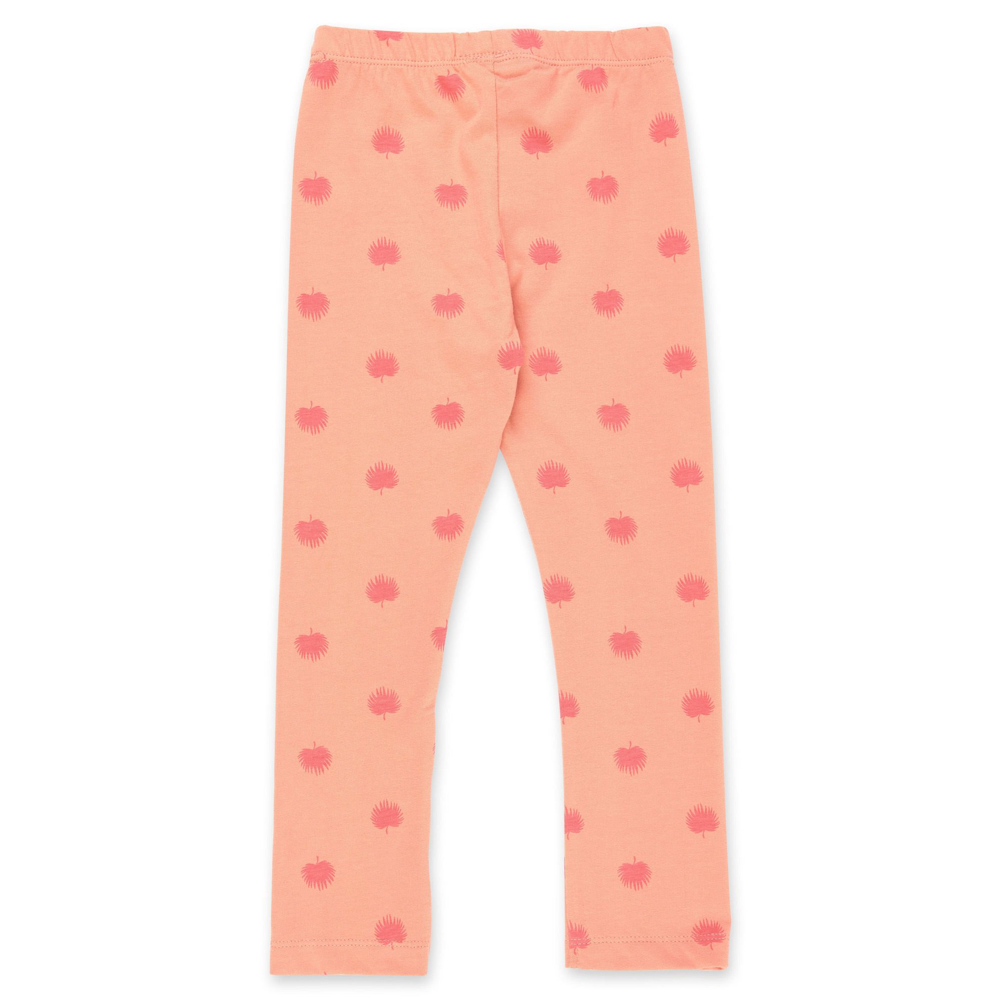 Children's short sleeve pajamas flamingo, green/apricot