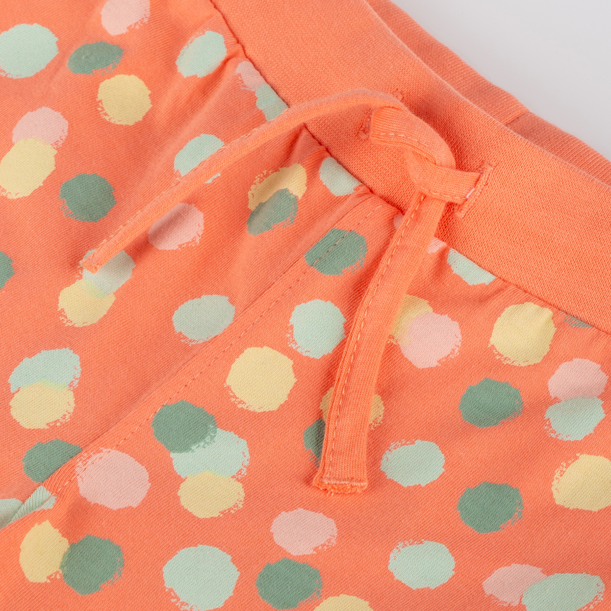 Children's shorty pyjamas, coral pink fish