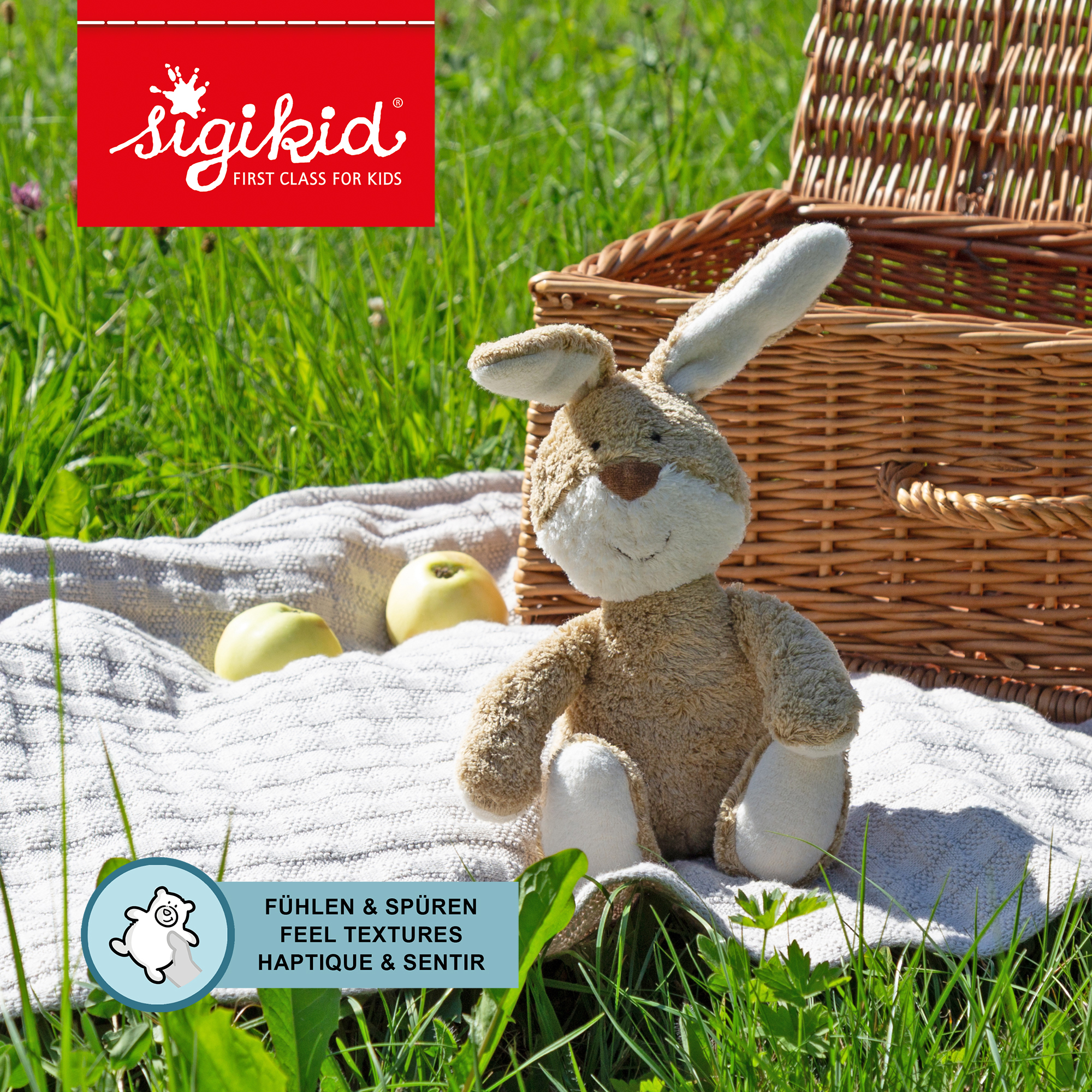 Organic soft toy bunny