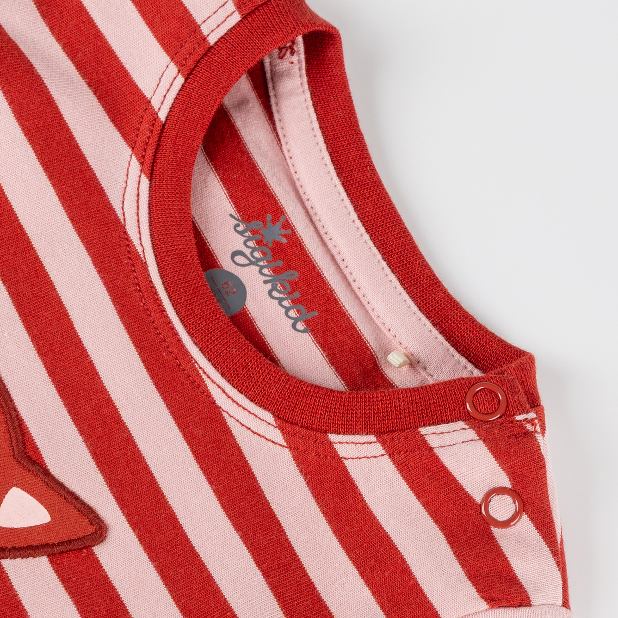 Baby long sleeve Tee fox, red striped