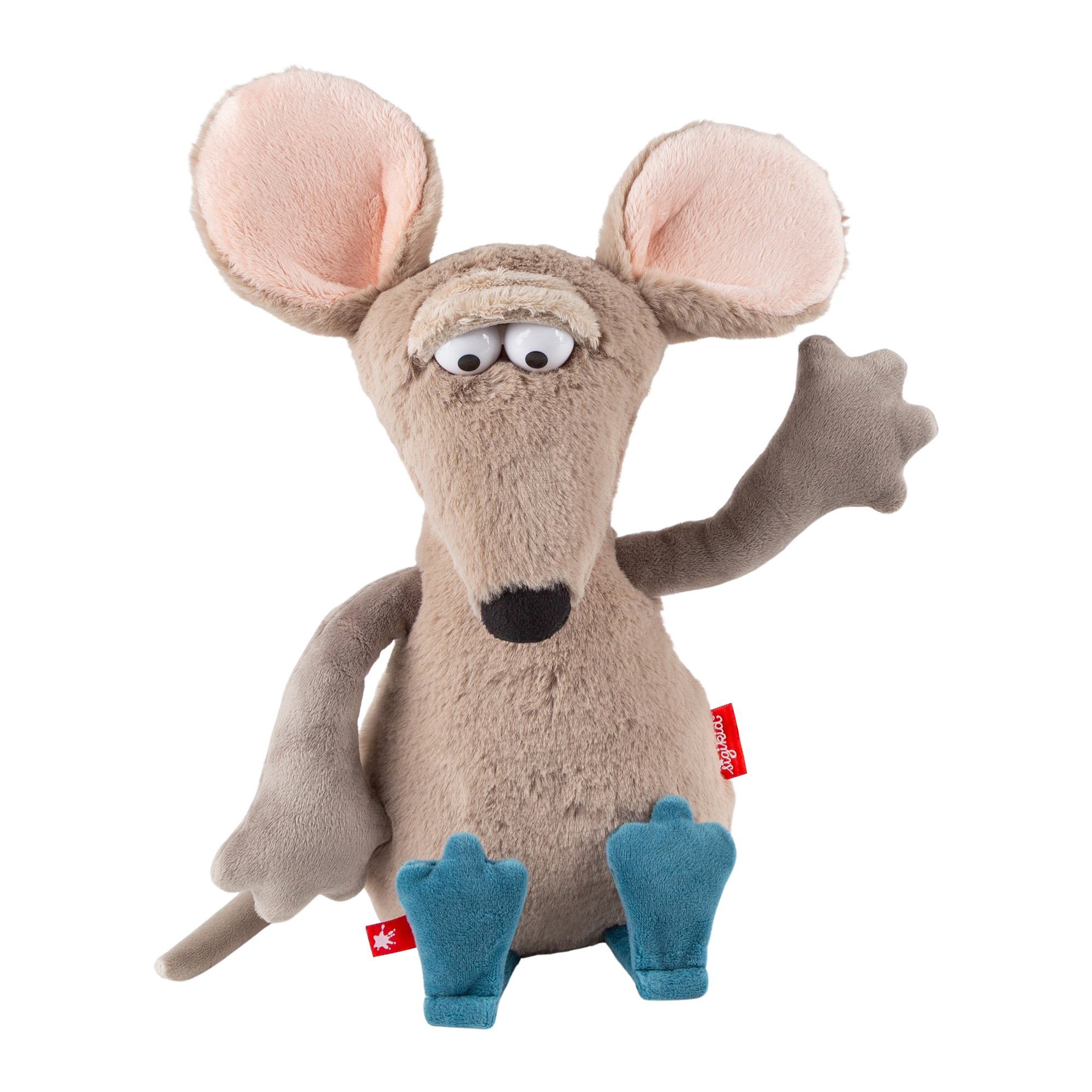 Shapeable plush toy mouse