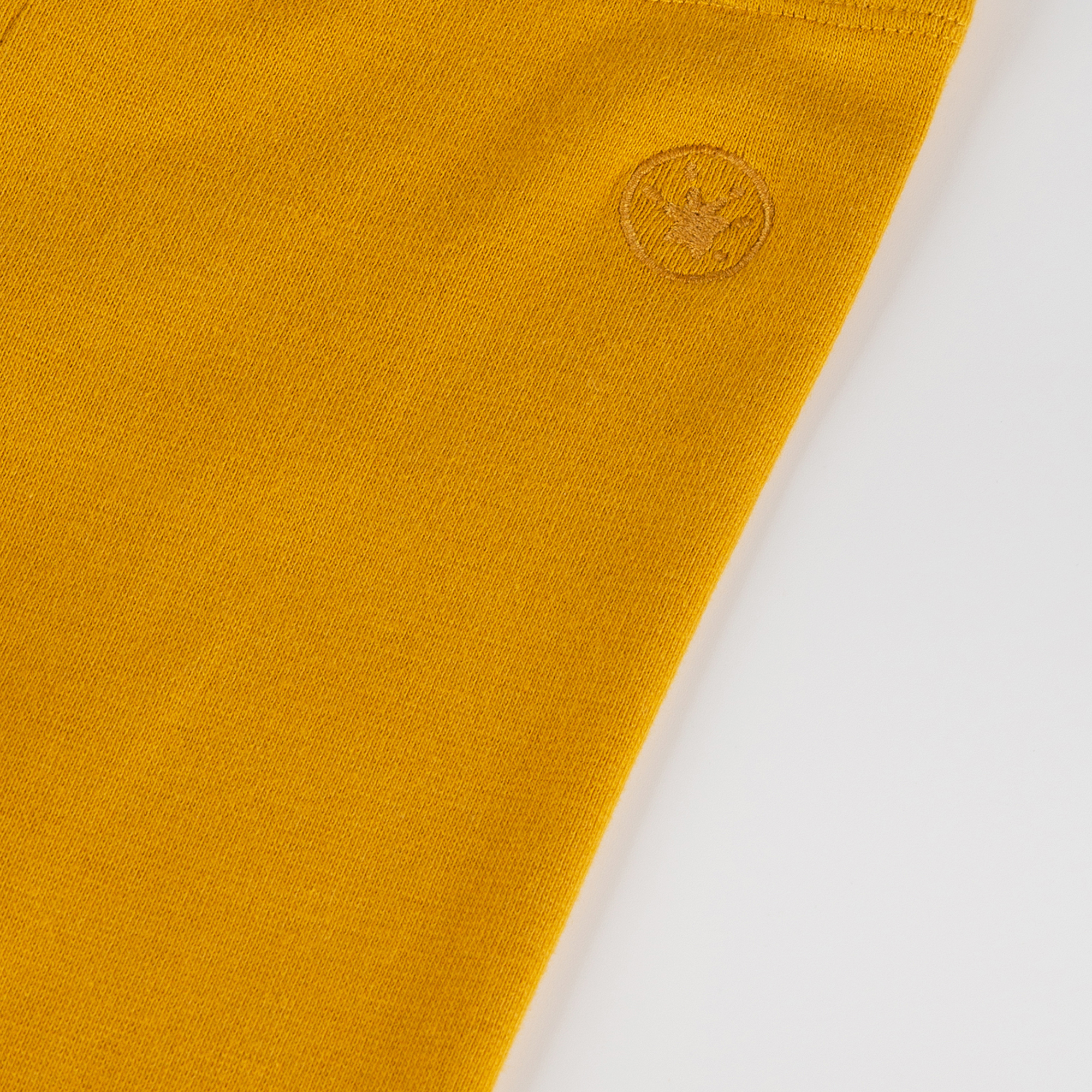 Children's rib knit leggings, yellow