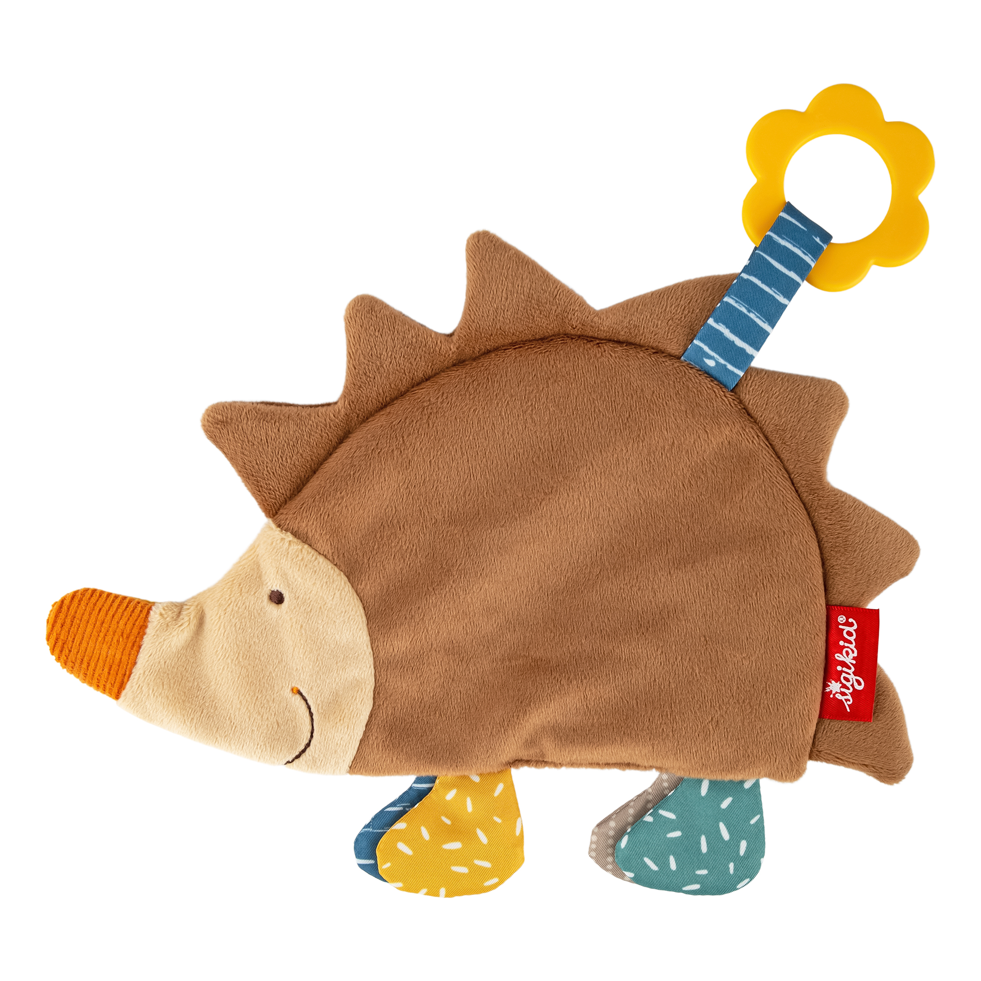 Baby crinkle foil teether comforter hedgehog Baby crinkle foil teether comforter hedgehog