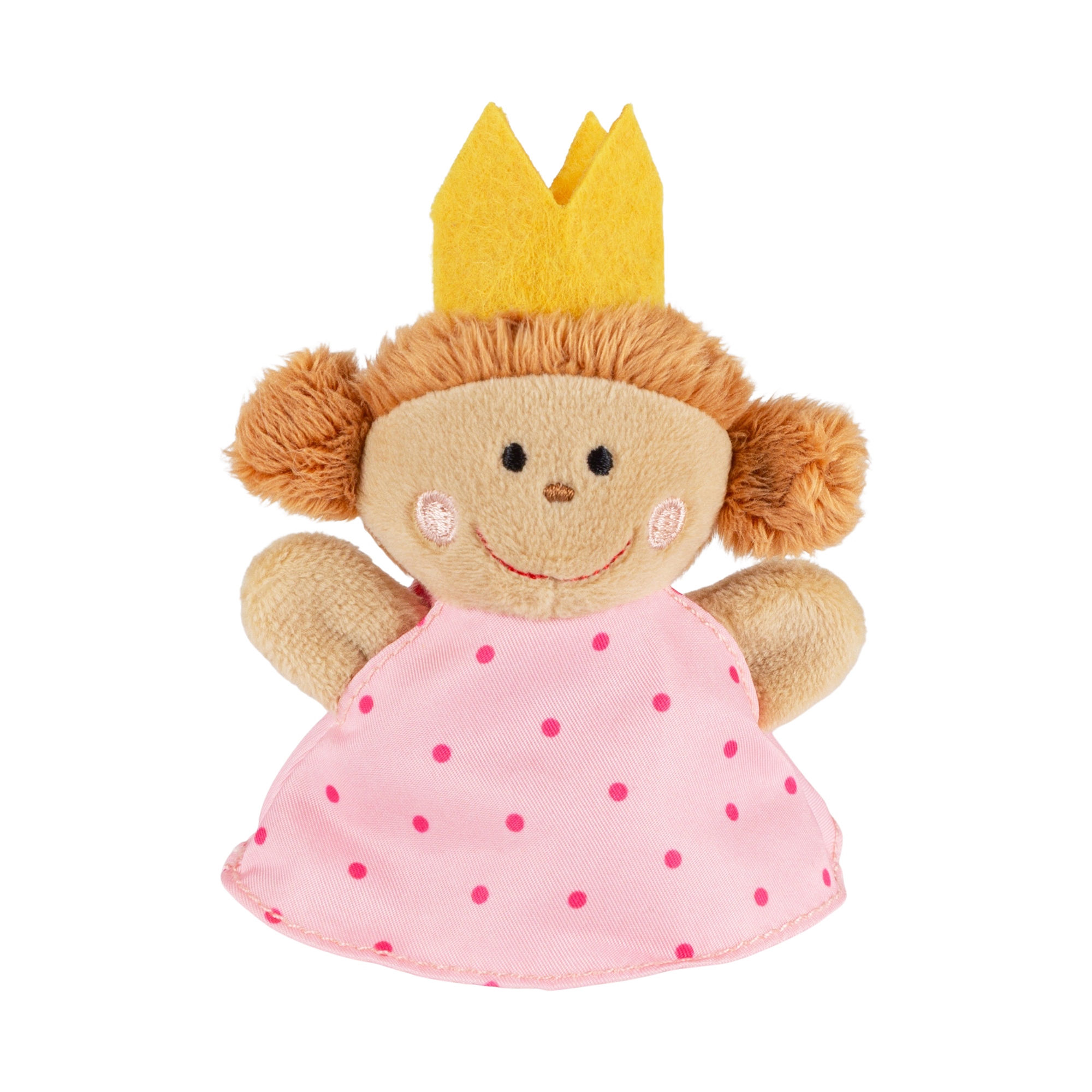 Finger plush puppet Princess, Mini puppet theatre