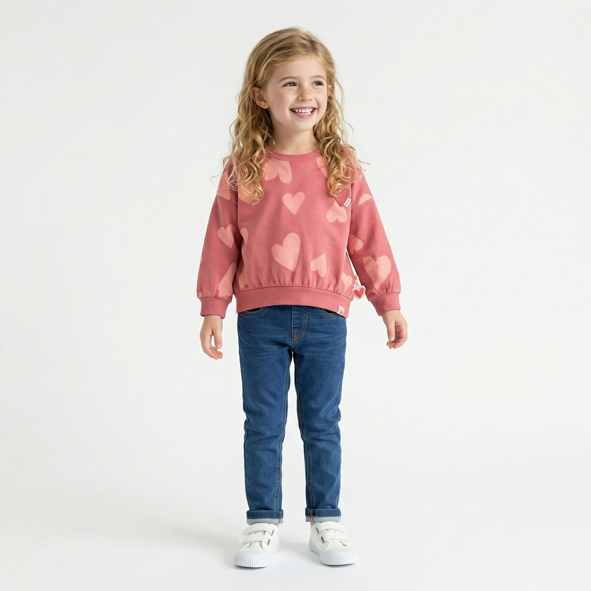 Schlanke Kinderjeans mit innen verstellbarem Dehnbund