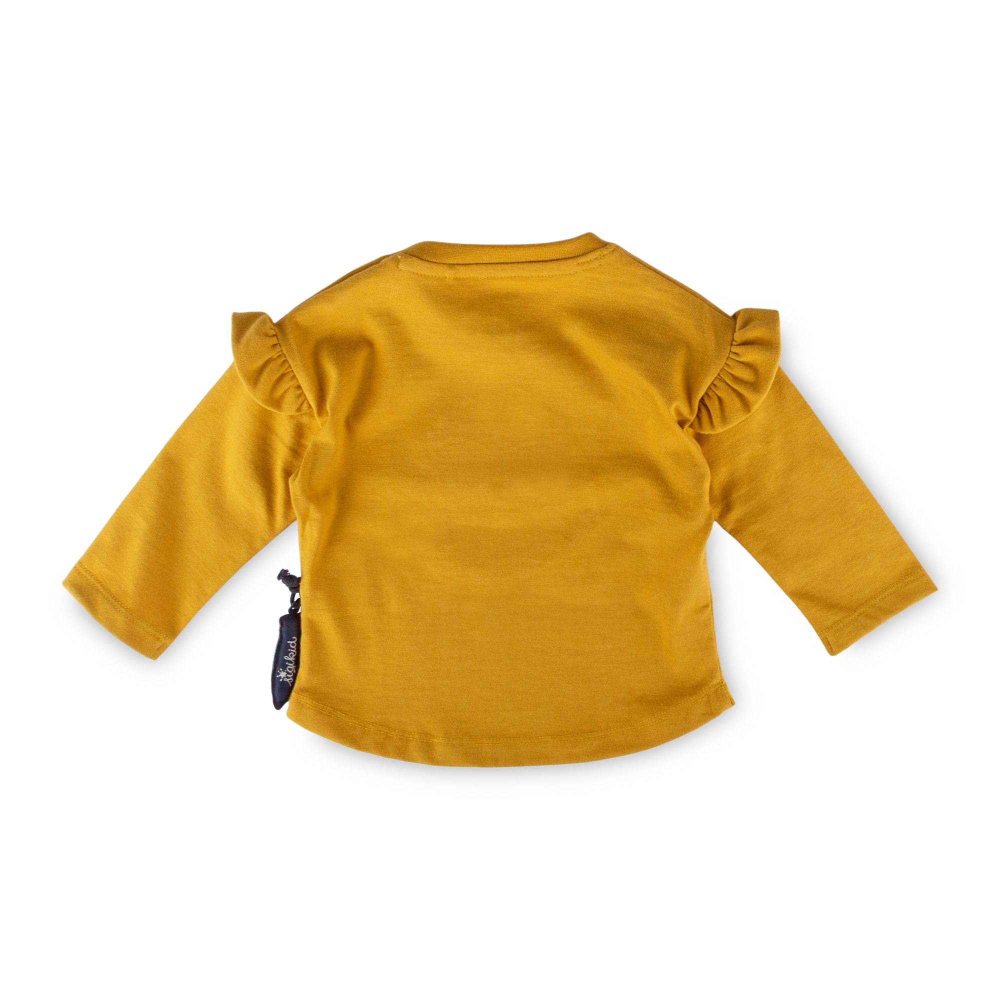 Baby long sleeve Tee owl, shoulder frills