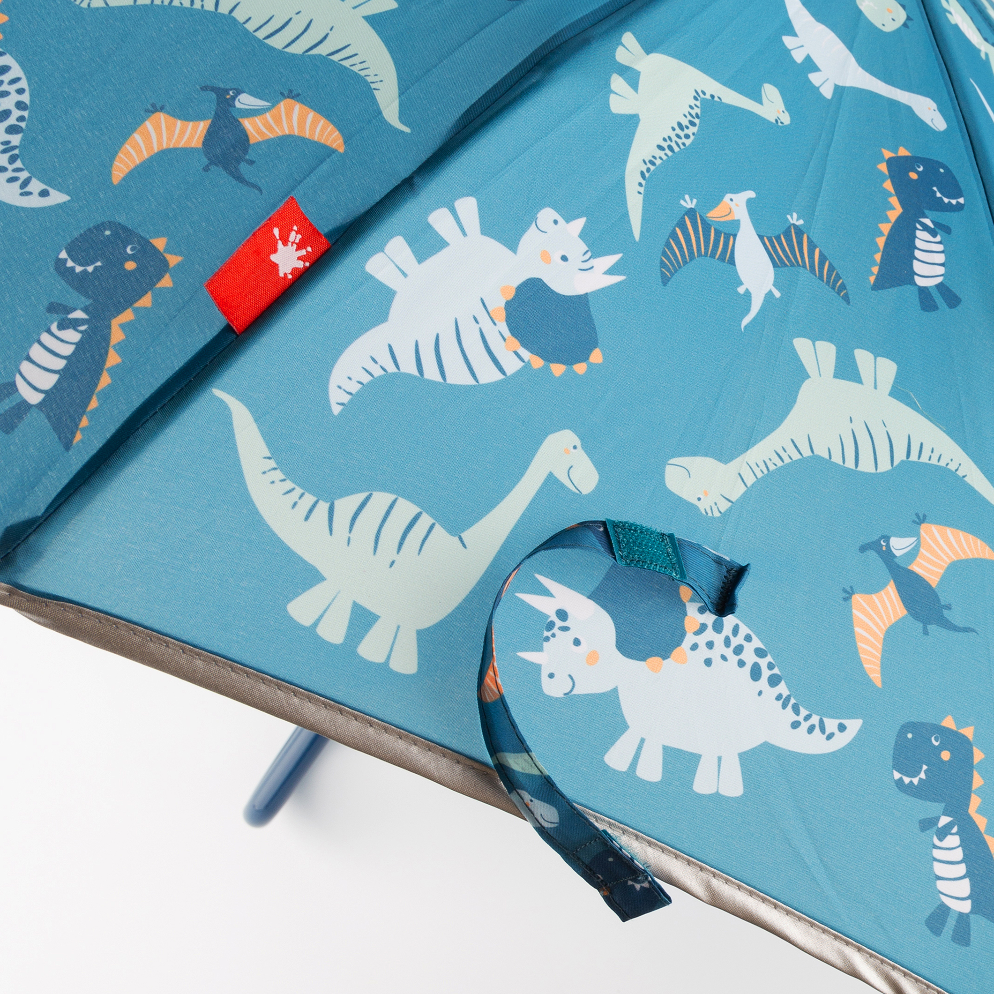 Children's umbrella dinos, reflective edge