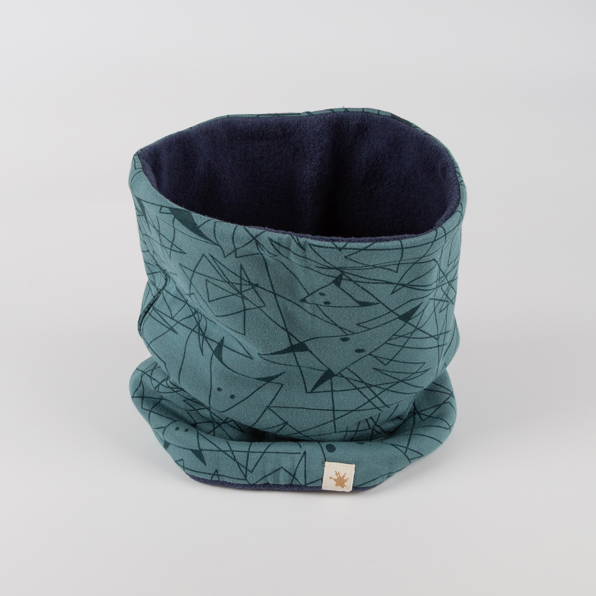 Children's reversible loop neck gaiter Wild Fox