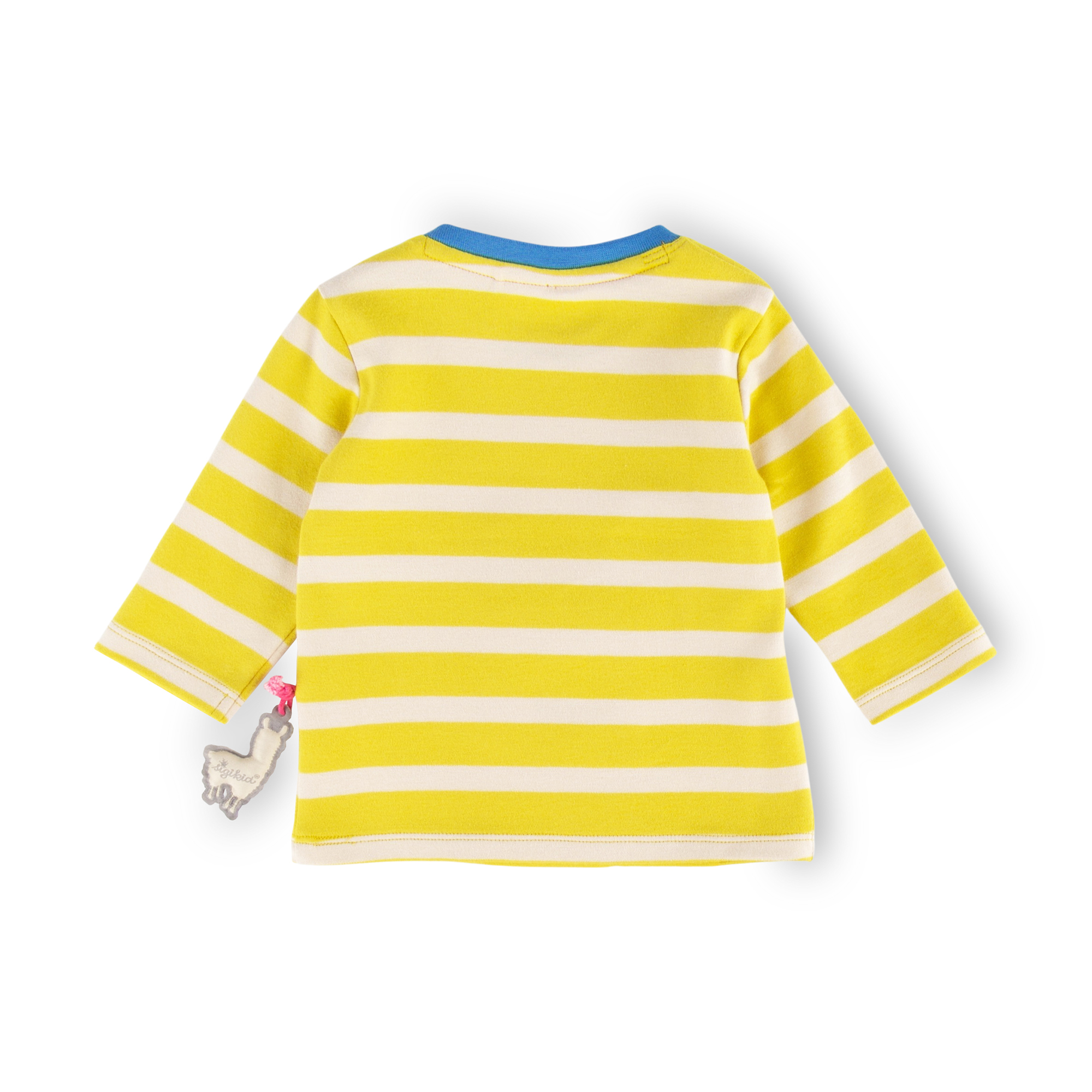 Lemon yellow baby long sleeve Tee Crazy Llama