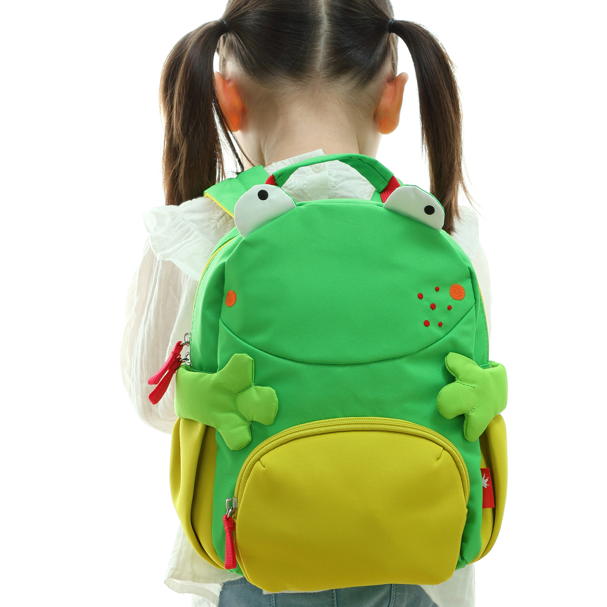 Kindergarten backpack frog