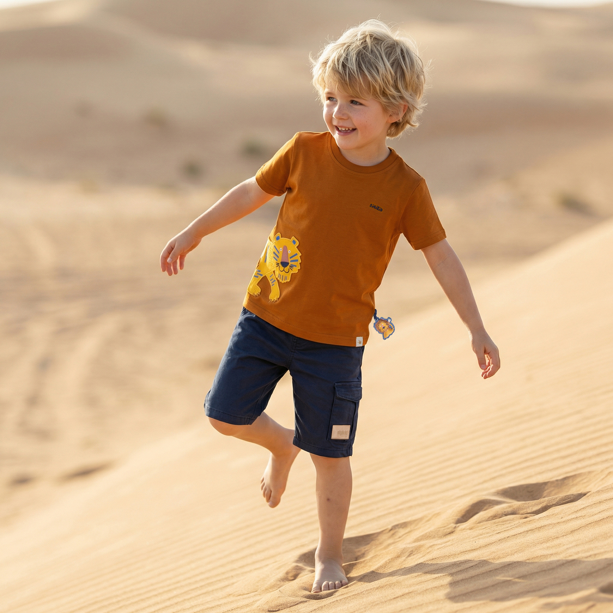 Baby 3 er Sockenset Löwe & Tiger