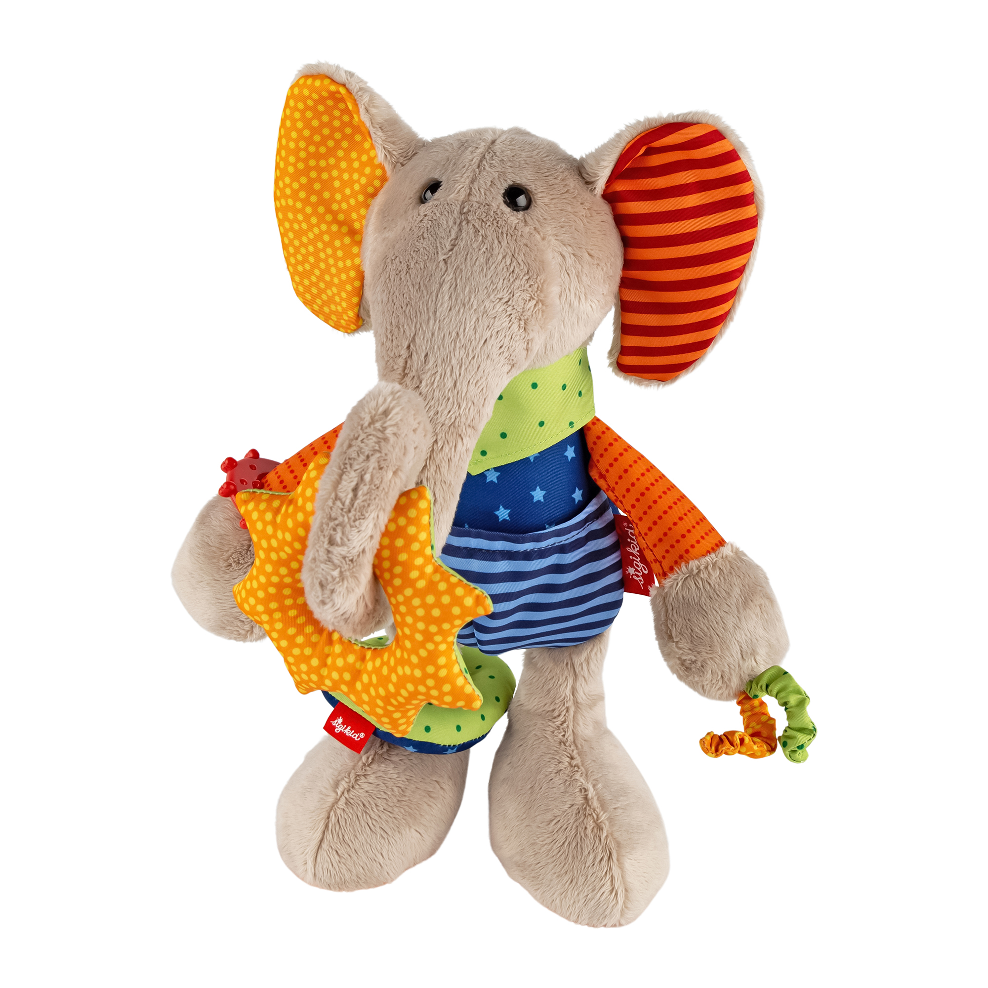 Activity plush toy elephant