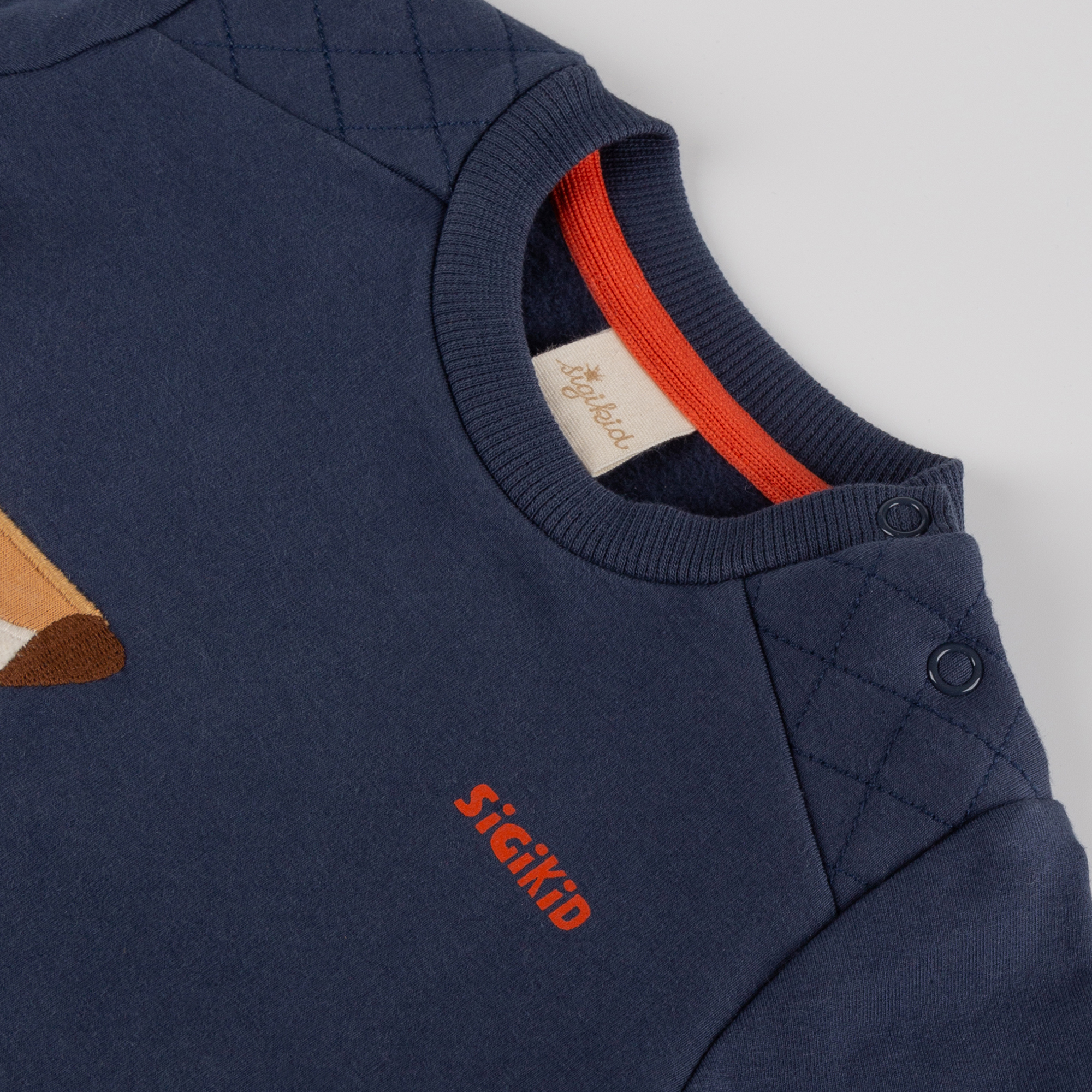 Baby sweatshirt Wild Fox, dark blue