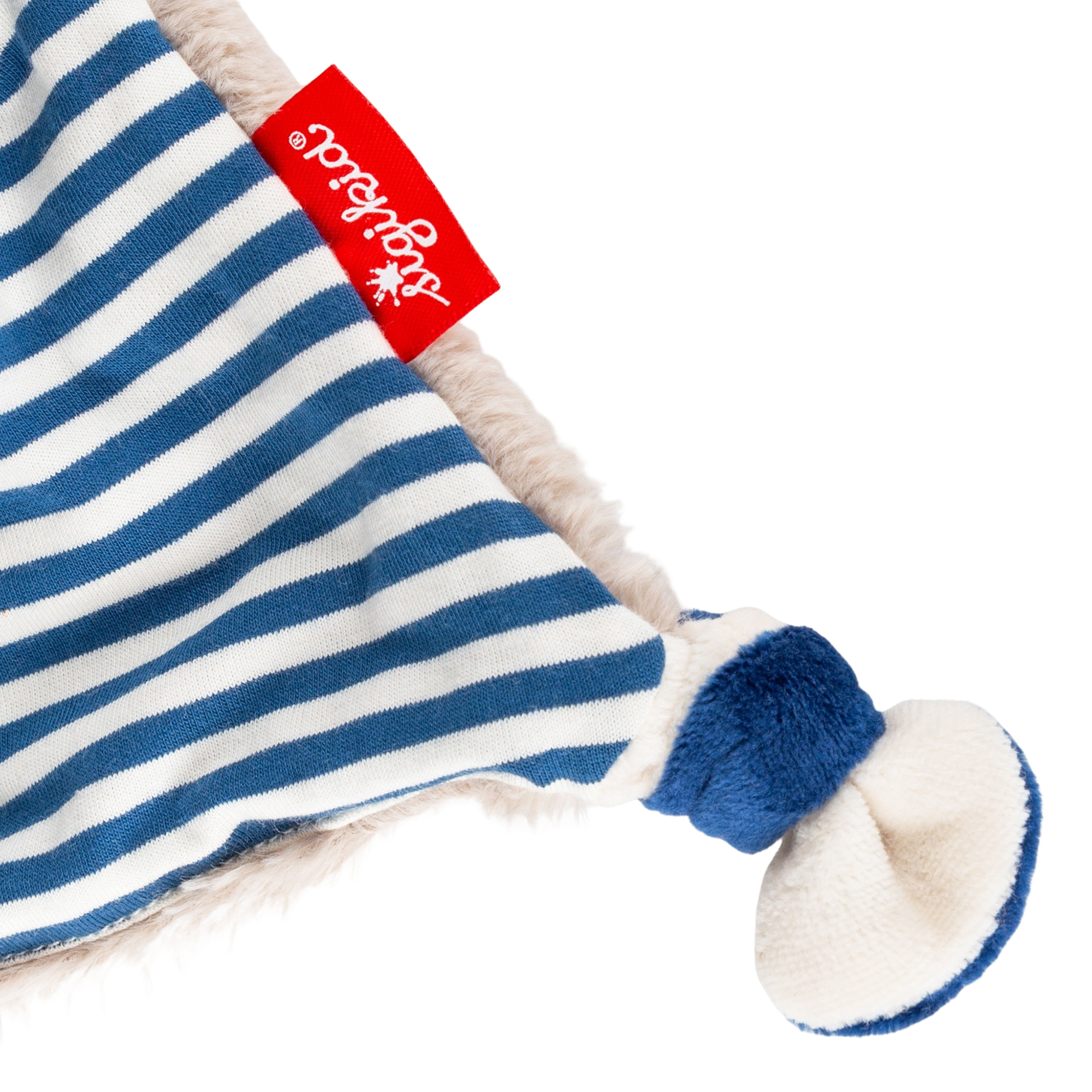 Baby blankie racoon, blue