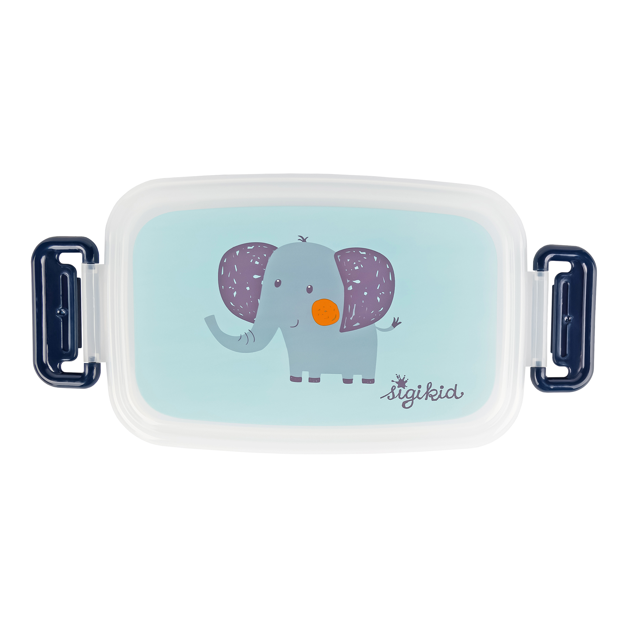 Lunchbox elephant, removable partition inside