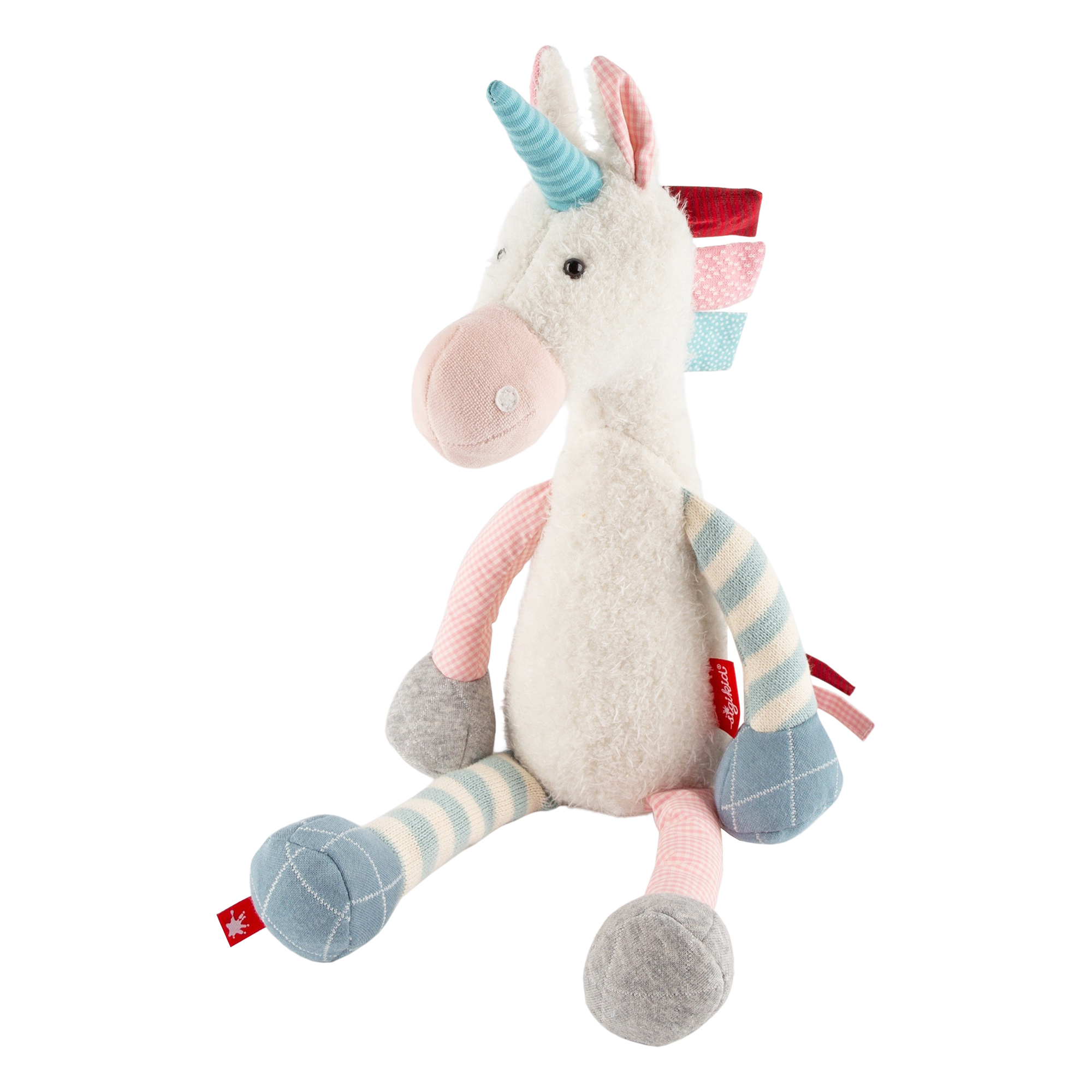 Kuscheltier Einhorn, Patchwork Sweety Kuscheltier Einhorn, Patchwork Sweety