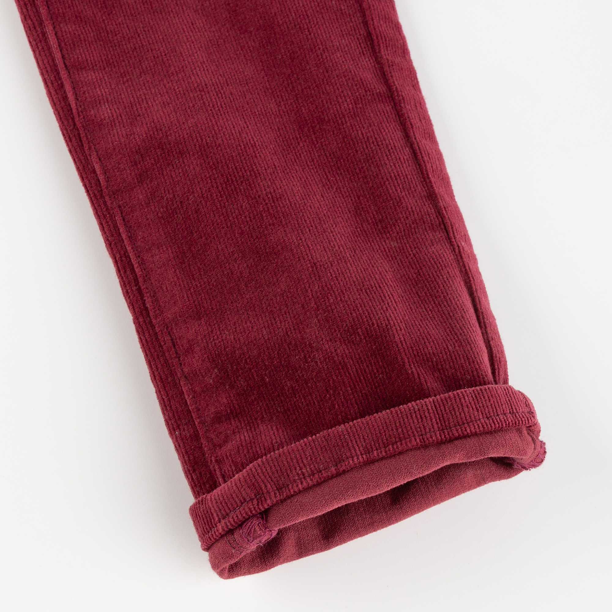 Children's corduroy pants, dark red