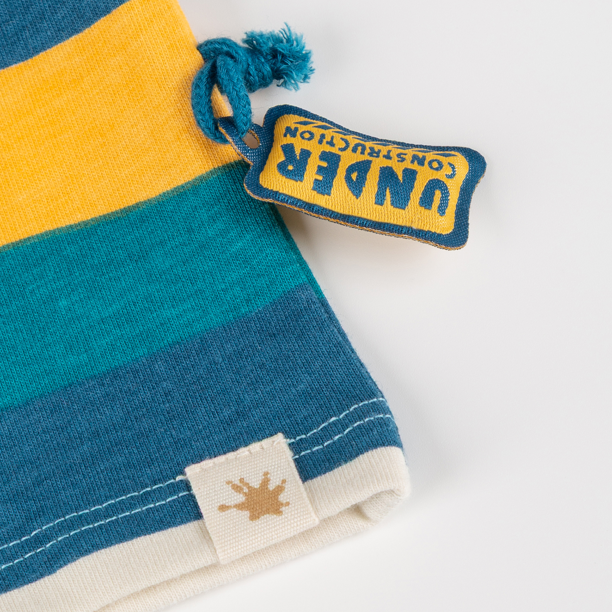 Striped baby T-shirt, Tractor & Co