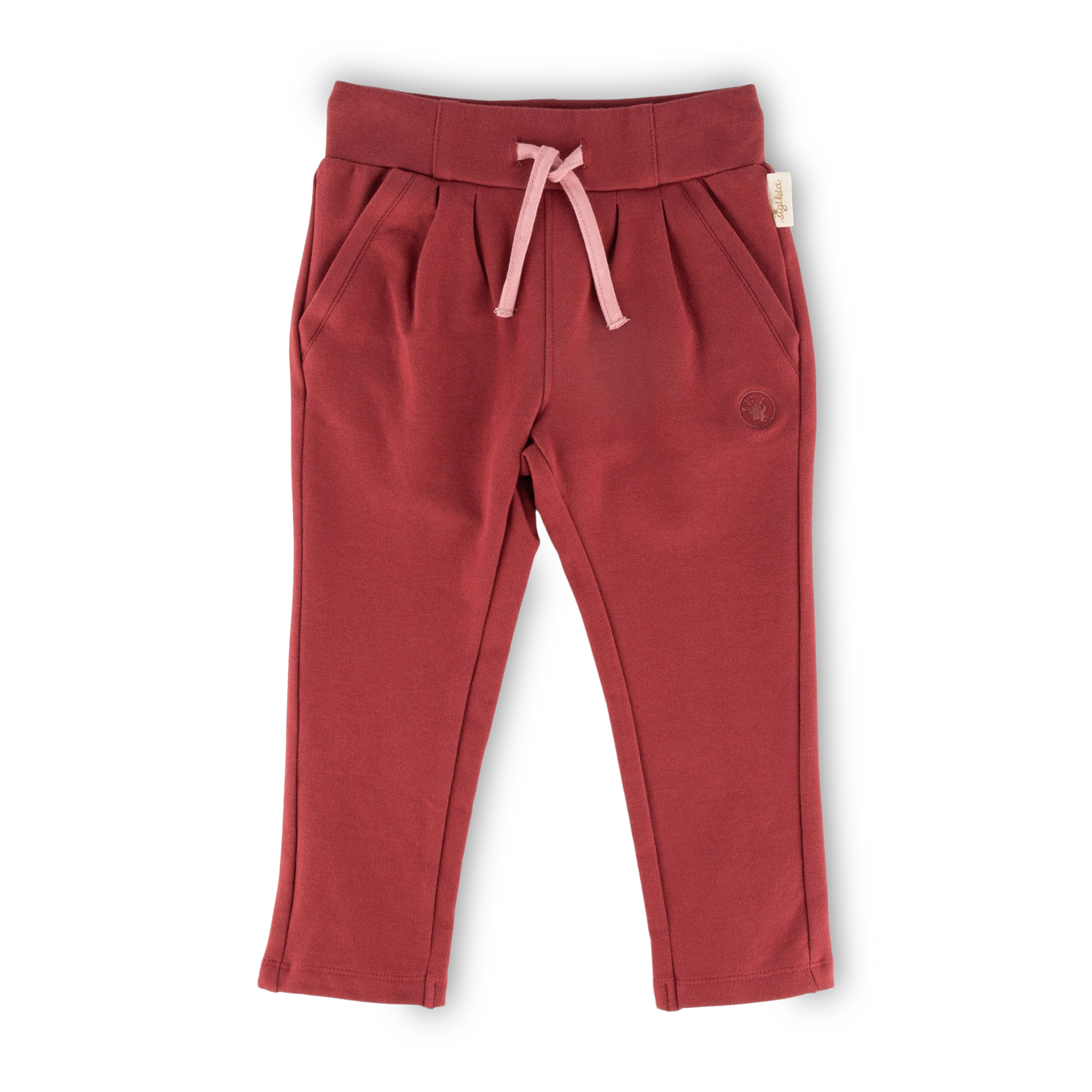 Children's sweat pants, dark red