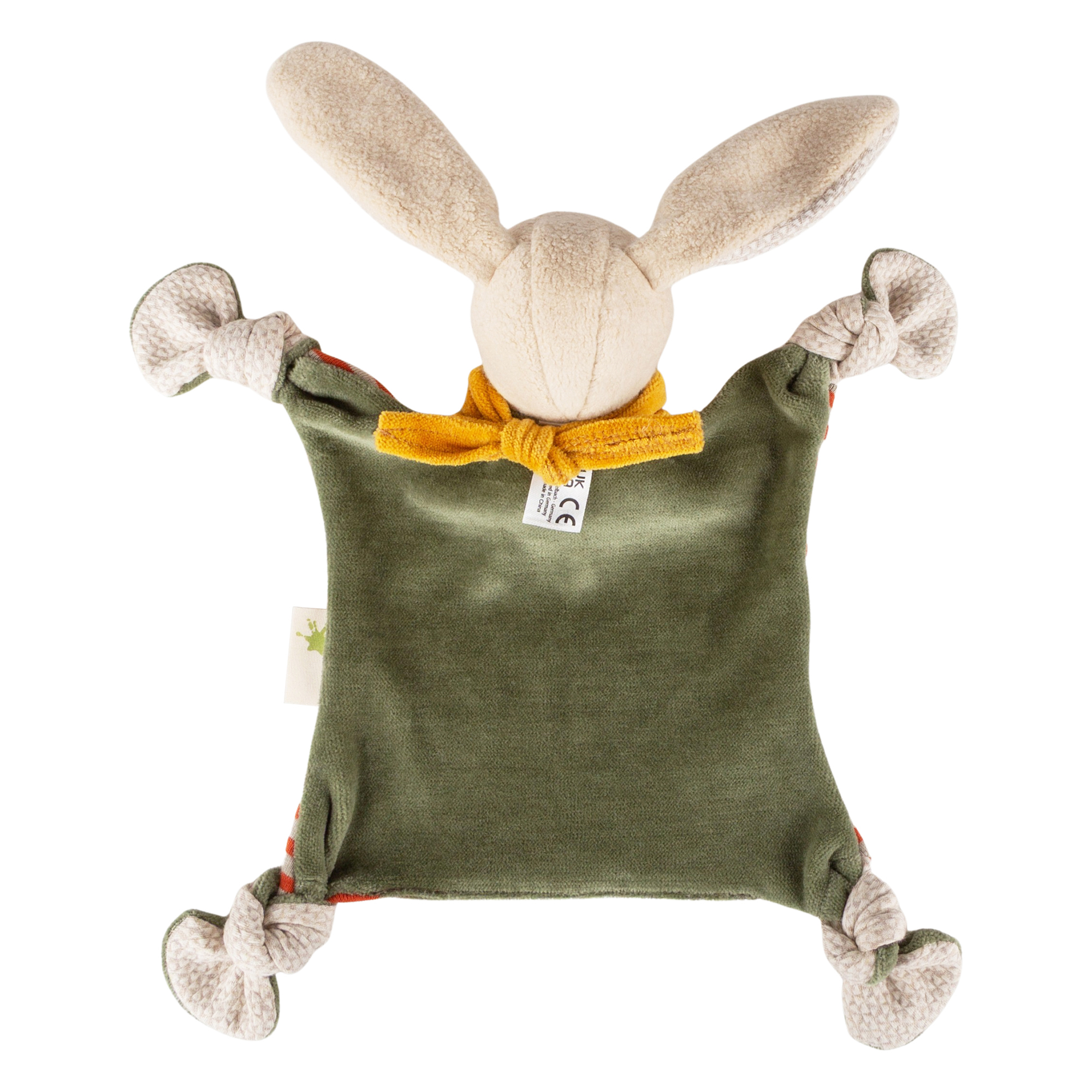 Baby Schnuffeltuch Hase, Bio-Baumwolle/Schurwolle, Pure Collection