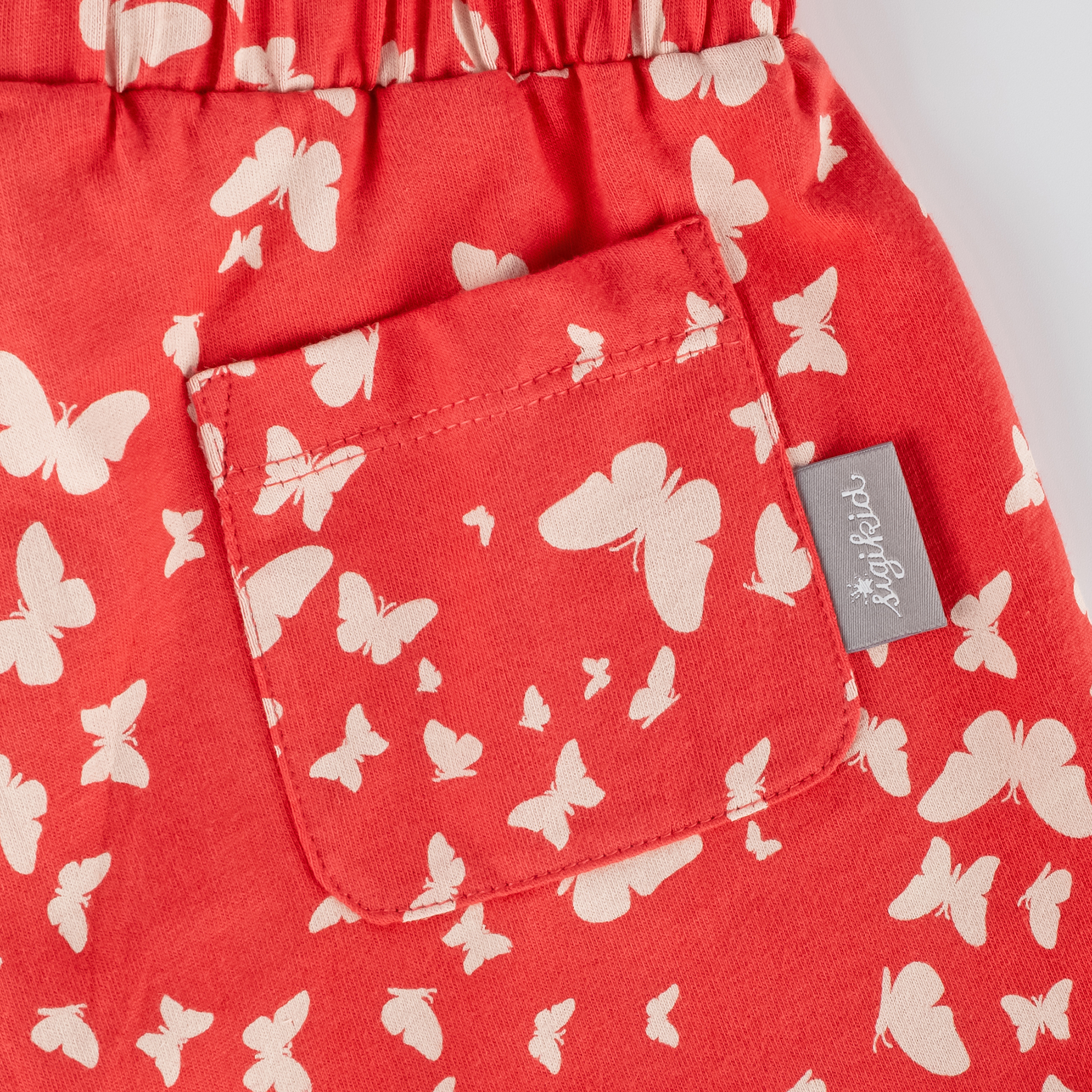 Children's ruche waistband shorts butterfly