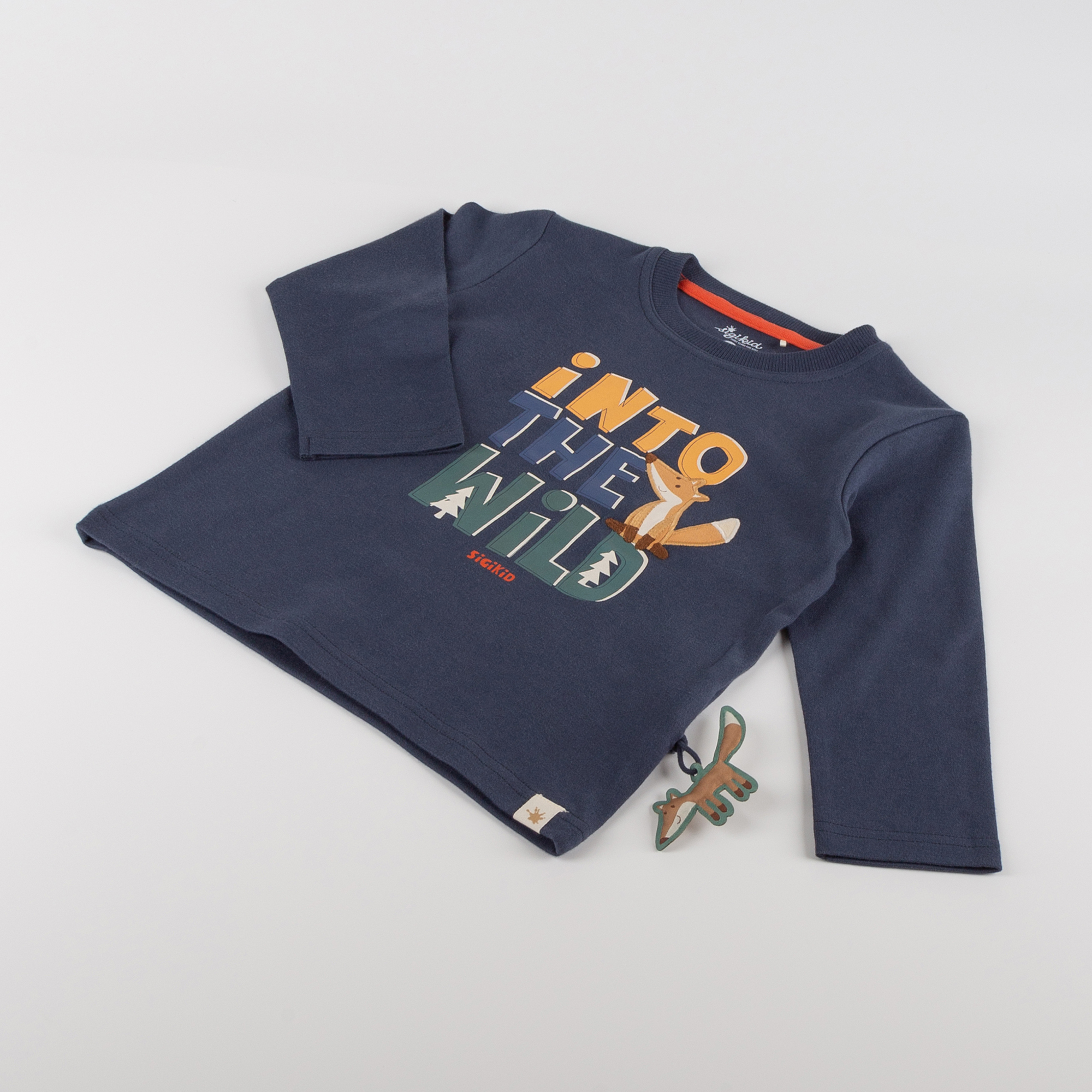 Kinder Langarmshirt Fuchs Wild Fox, dunkelblau