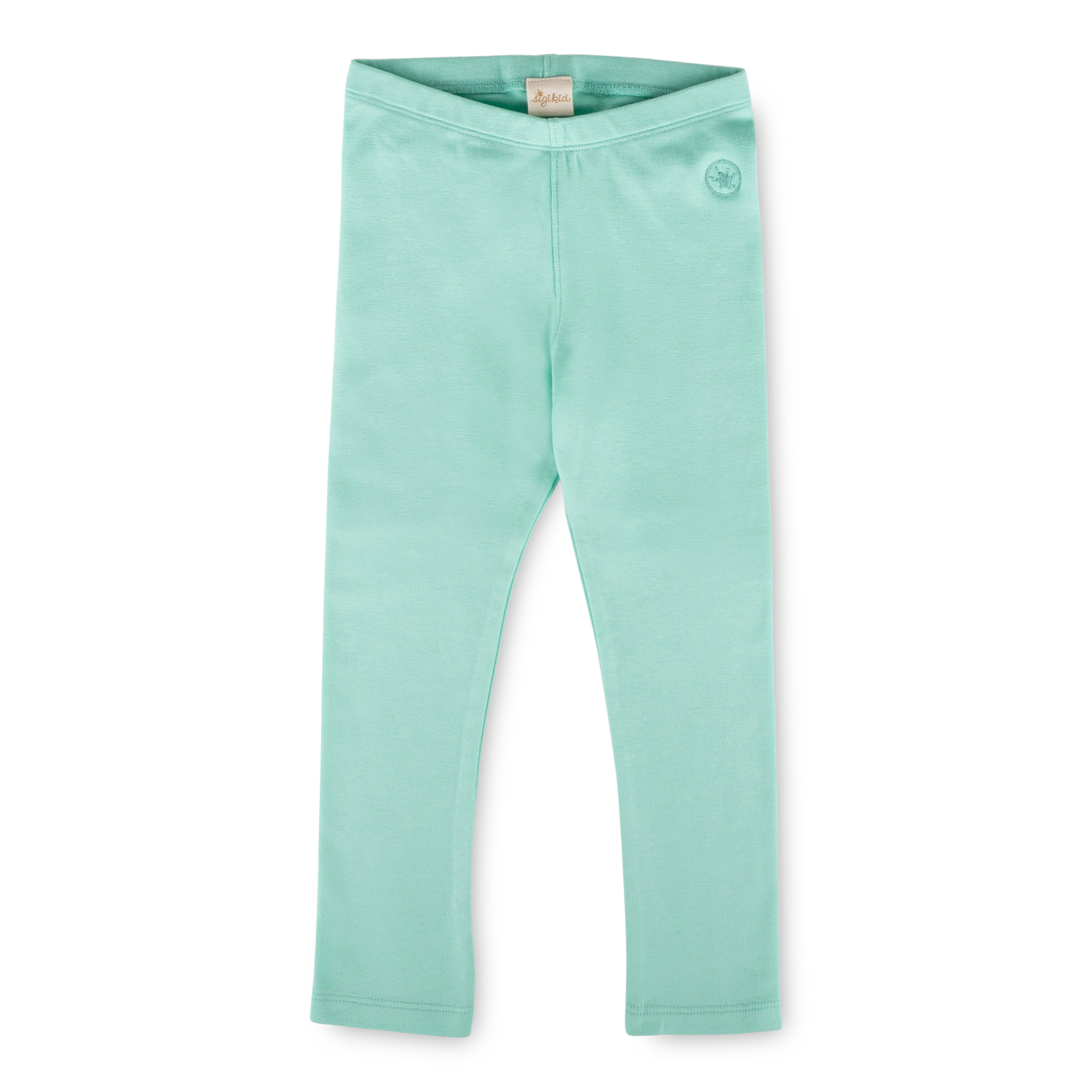 Kinder Rippstrick Leggings, türkis, Summer Vibes
