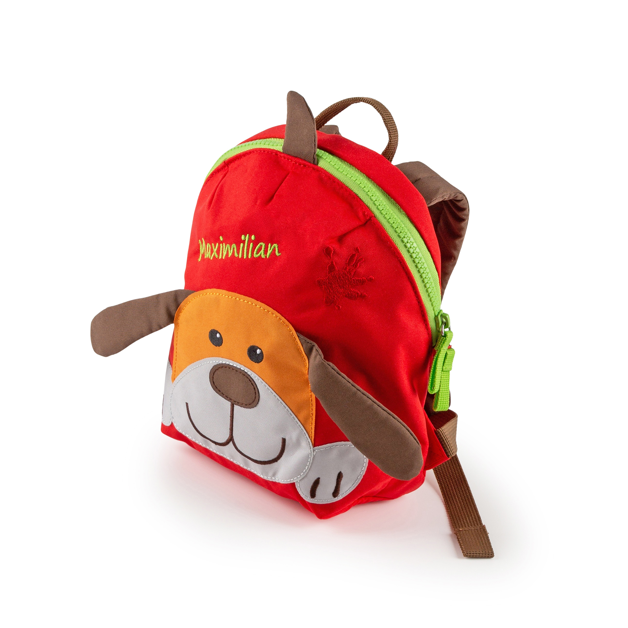 Children's backpack dog, personalized with name Children's backpack dog, personalized with name