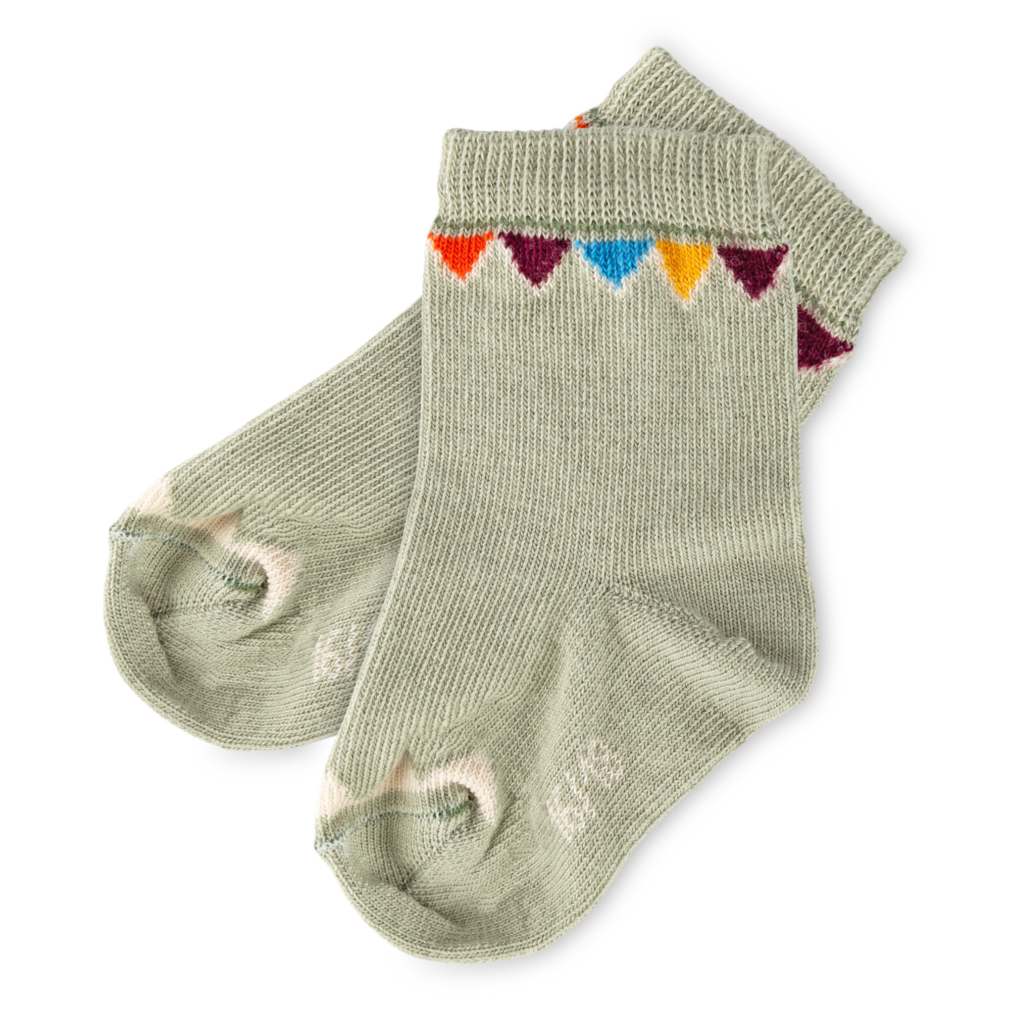 Set of 3 different pairs baby socks, Happy Crocodile