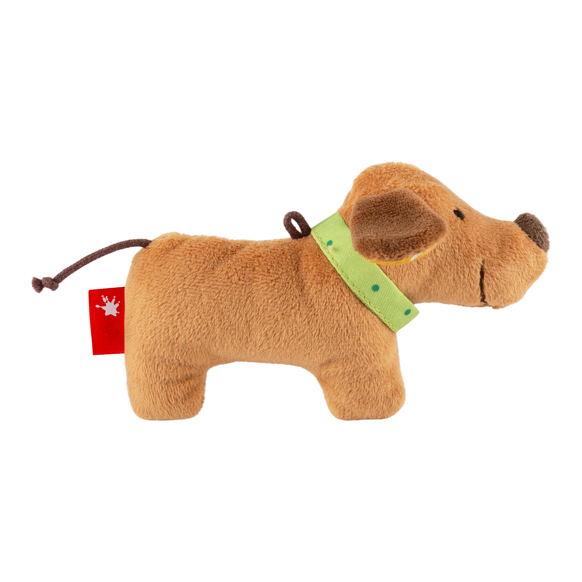 Baby grasping soft toy rattle dog Baby grasping soft toy rattle dog